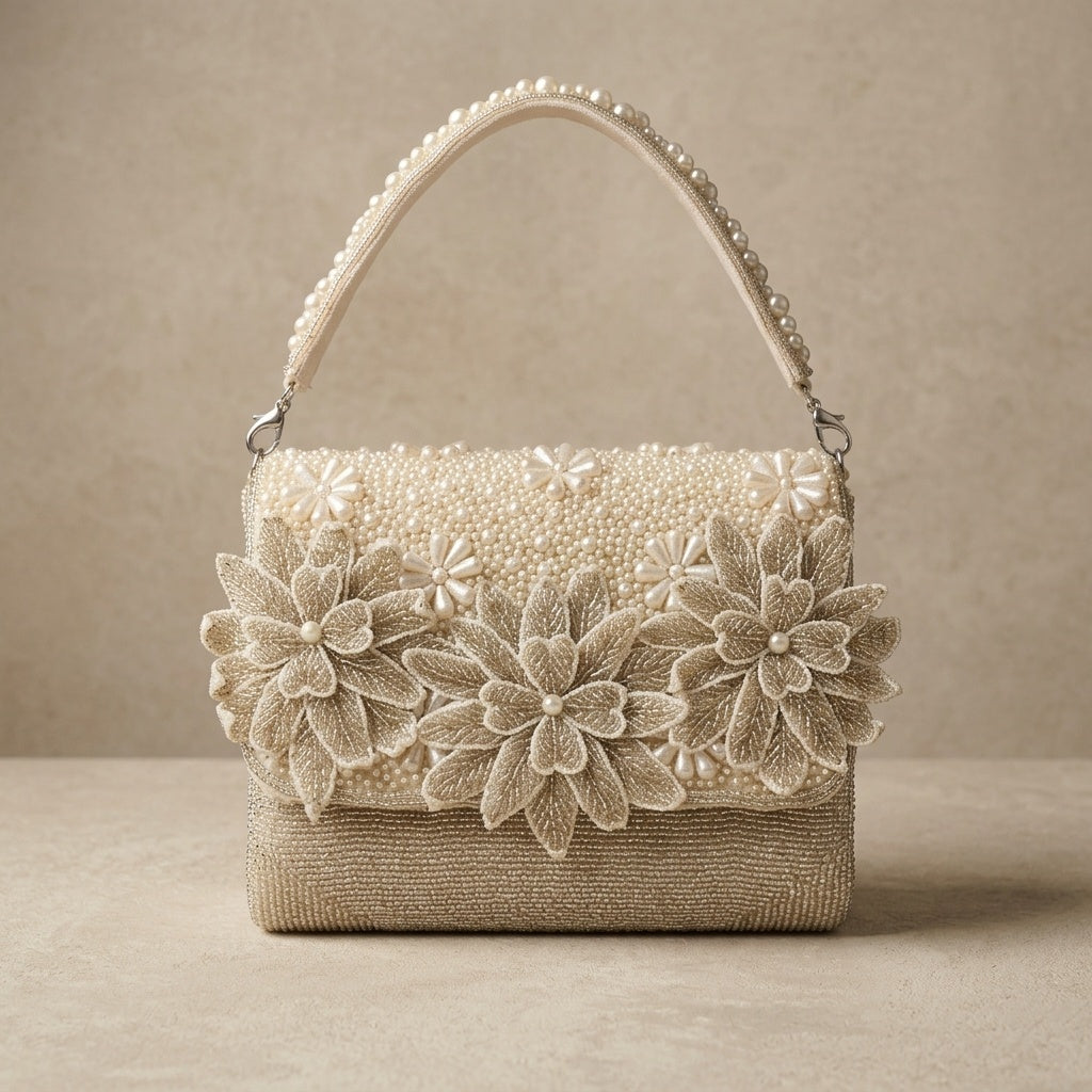 Handcrafted Flap Bag SWIS-1638 | VRPS Handicrafts | Indian Ethnic Bag