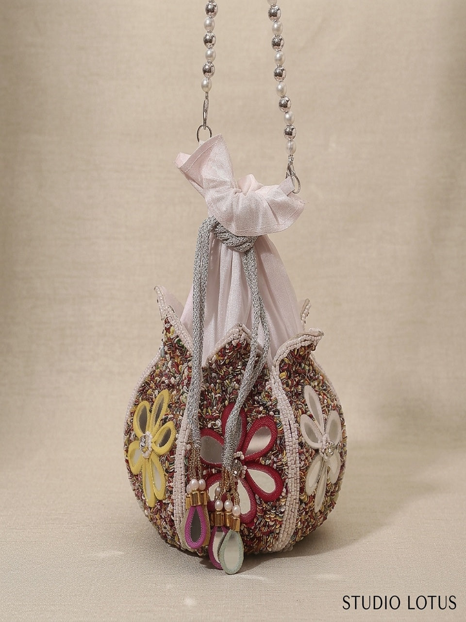 VRPS Lotus Potli | Handcrafted Ethnic Bag | SWIS-1656