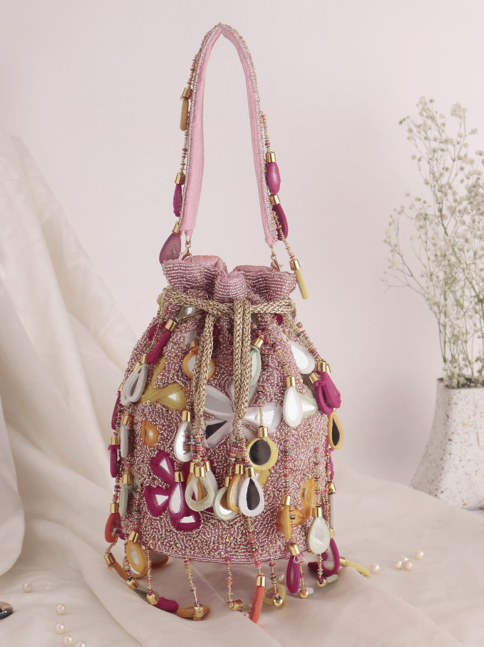 VRPS Potli Bag | Handcrafted Ethnic Bag | SWIS-1670 | Additional Angle