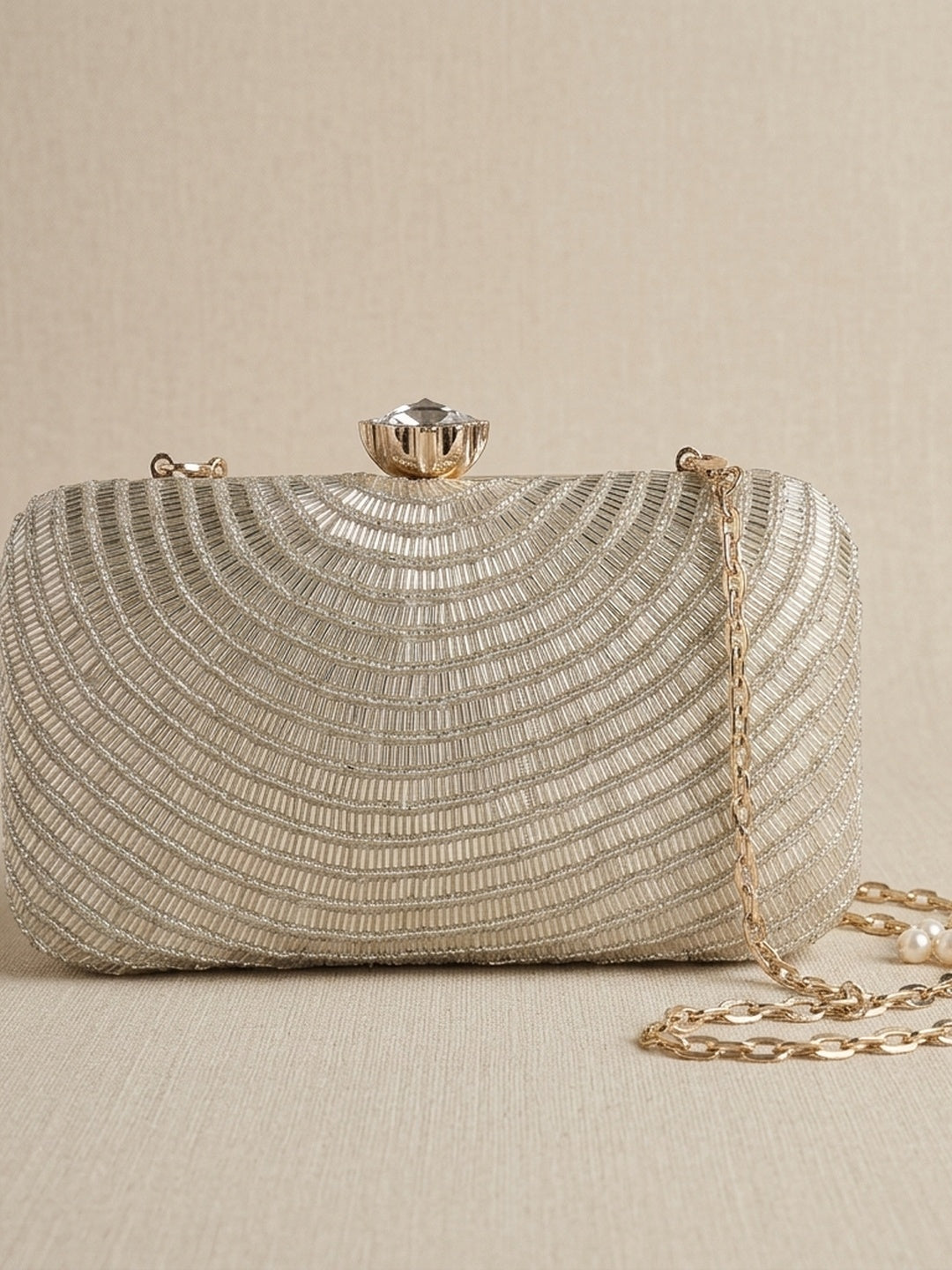VRPS Embroidered Clutch | Handcrafted Ethnic Bag | SWIS-1674