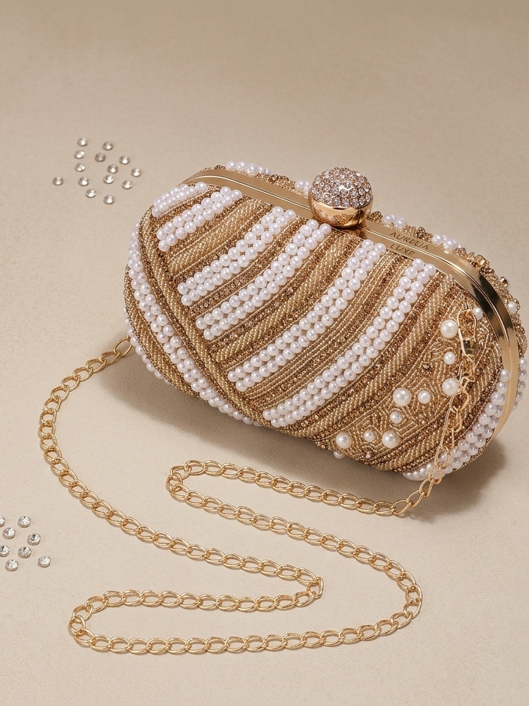 VRPS Embroidered Clutch | Handcrafted Ethnic Bag | SWIS-1678