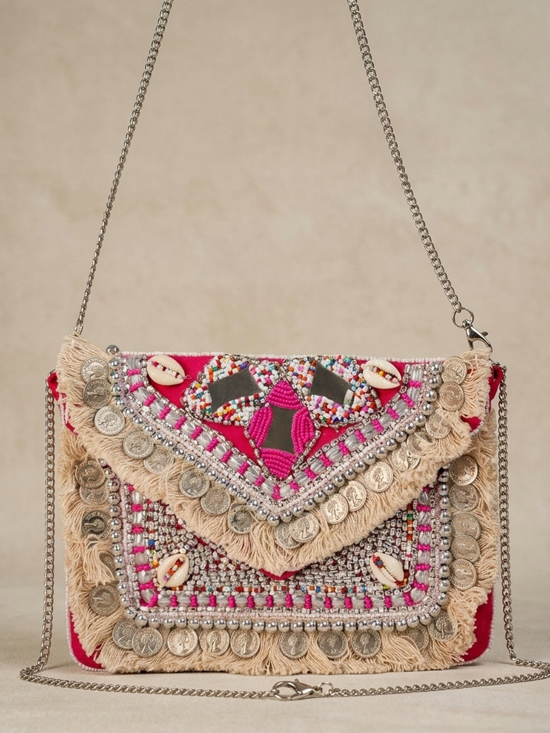 Handcrafted Banjara Boho Bag SWIS-1733 | VRPS Handicrafts | Indian Ethnic Bag