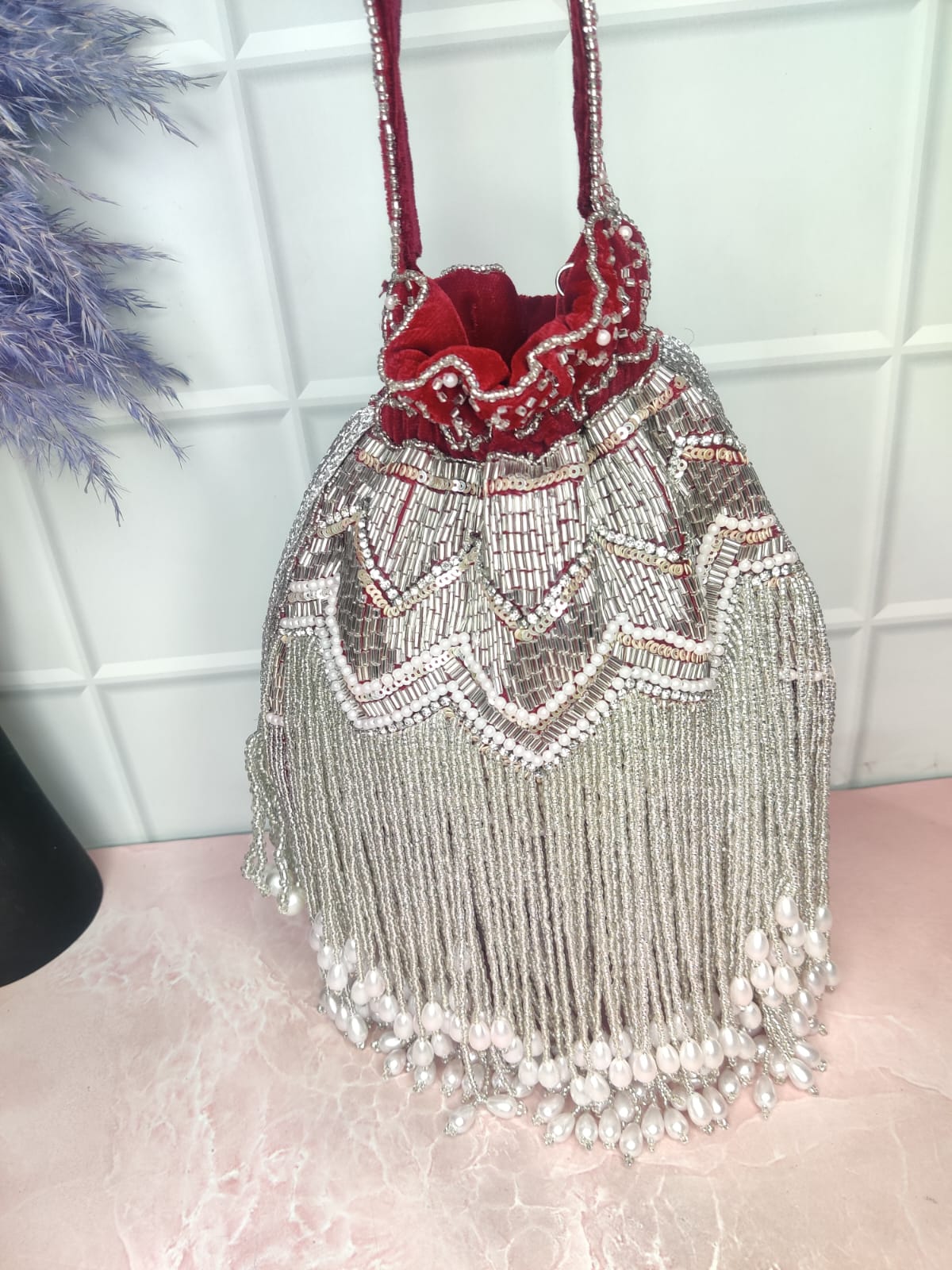 VRPS Potli Bag | Handcrafted Ethnic Bag | SWIS-1748 | Additional Angle