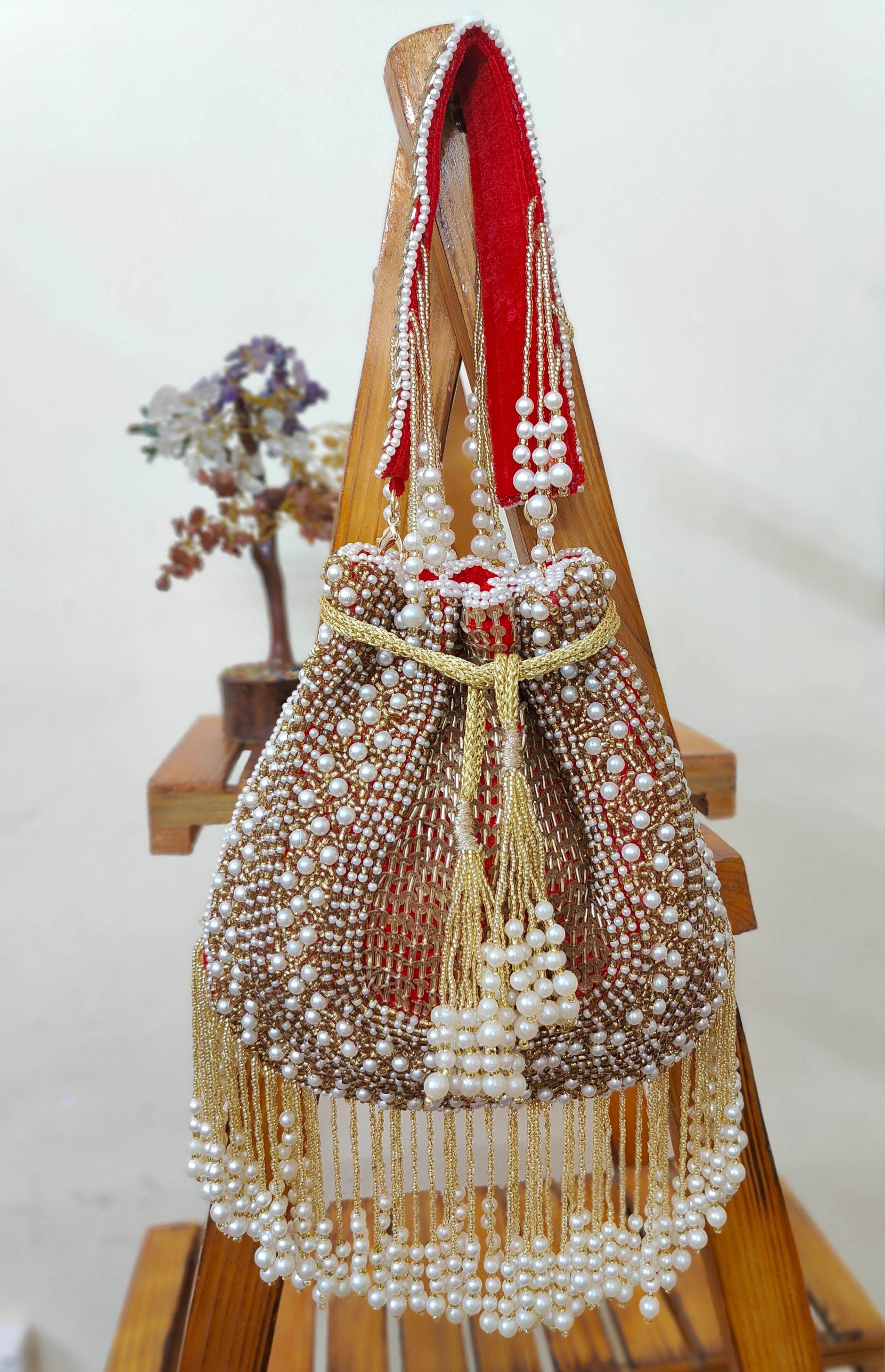 VRPS Potli Bag | Handcrafted Ethnic Bag | SWIS-1774 | Additional Angle