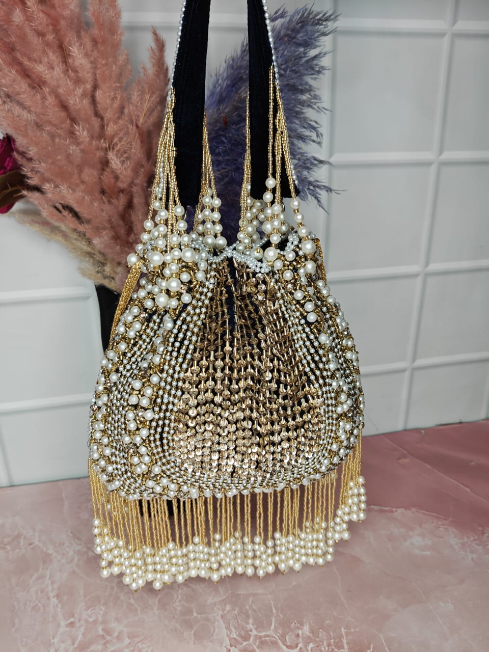 VRPS Potli Bag | Handcrafted Ethnic Bag | SWIS-1777 | Additional Angle