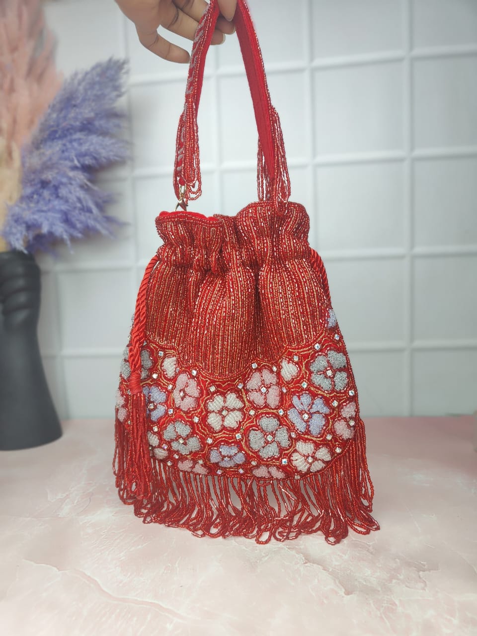 VRPS Potli Bag | Handcrafted Ethnic Bag | SWIS-1799 | Additional Angle