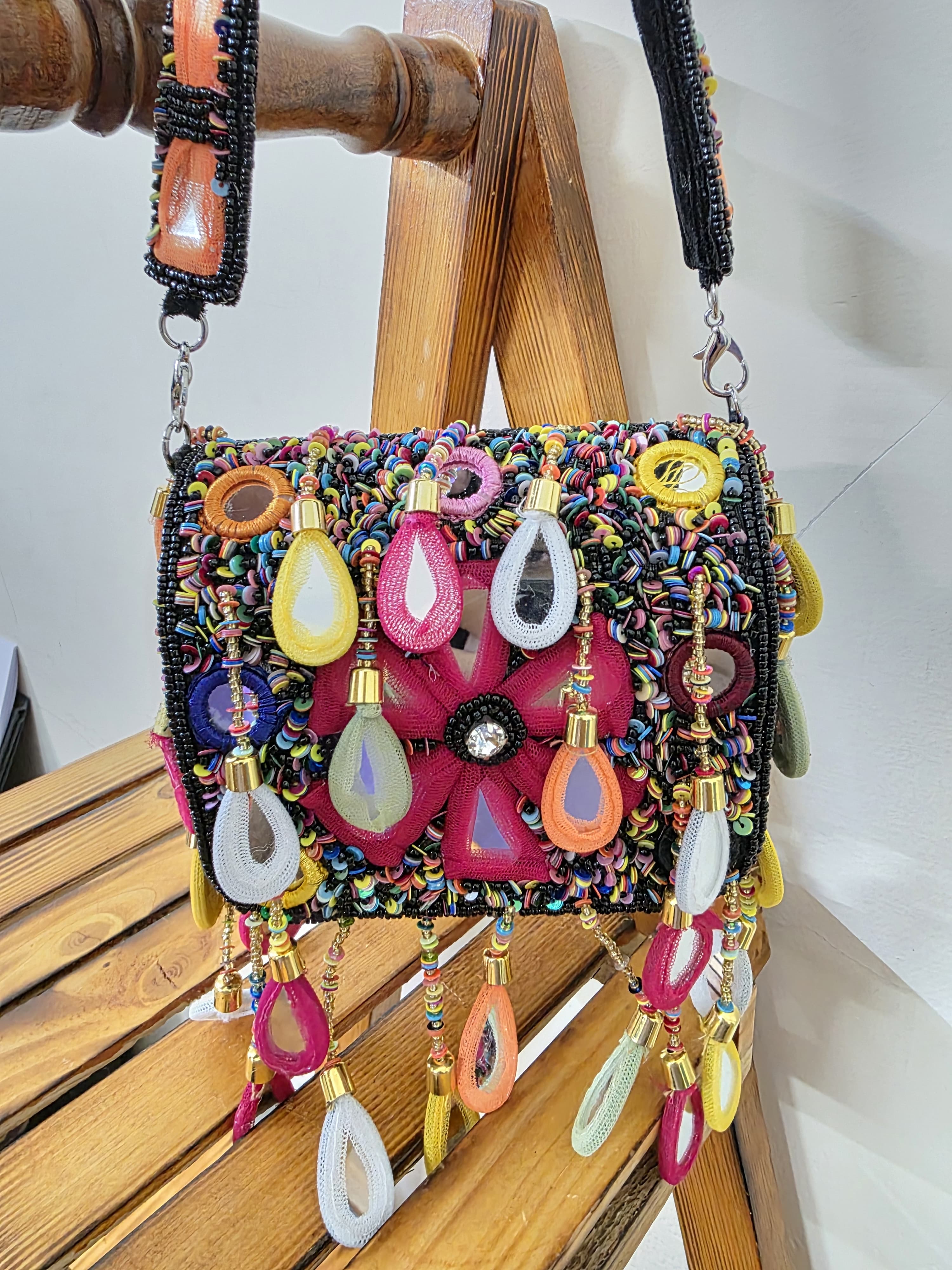 VRPS Flap Bag | Handcrafted Ethnic Bag | SWIS-1803