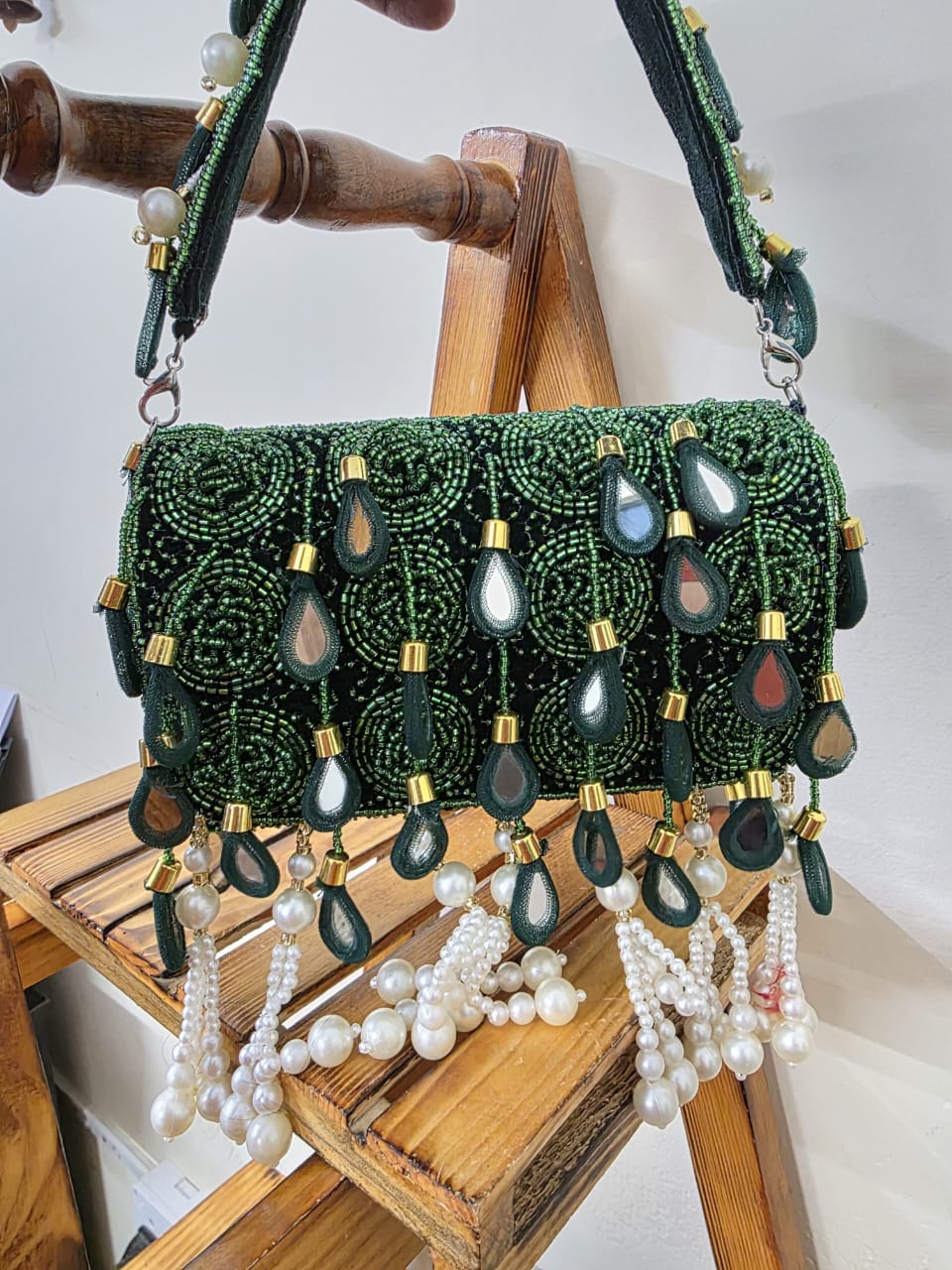VRPS Flap Bag | Handcrafted Ethnic Bag | SWIS-1826 | Additional Angle