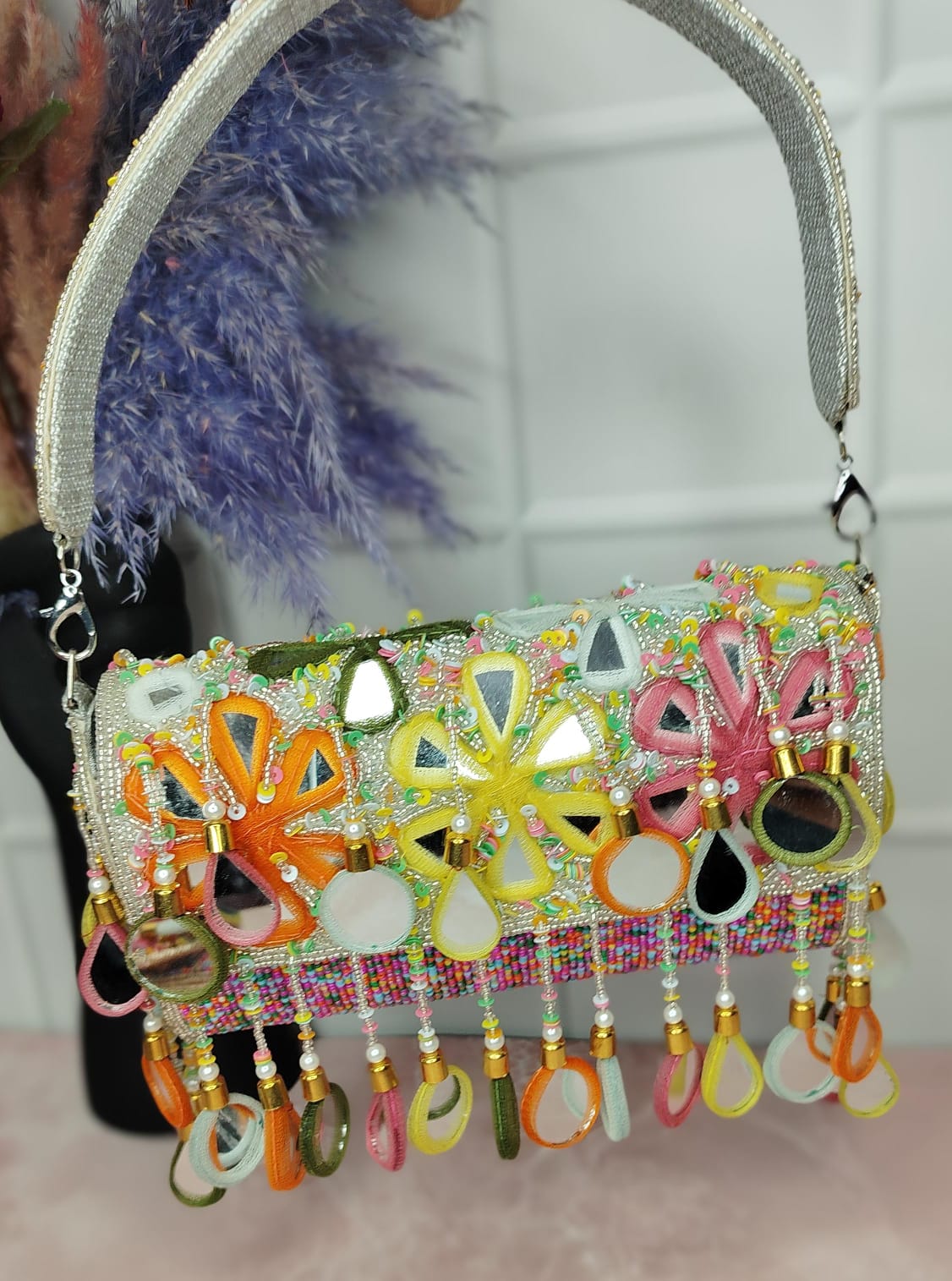 VRPS Flap Bag | Handcrafted Ethnic Bag | SWIS-1926