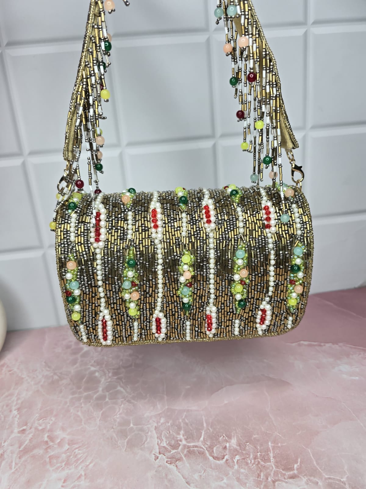 VRPS Flap Bag | Handcrafted Ethnic Bag | SWIS-1928 | Additional Angle