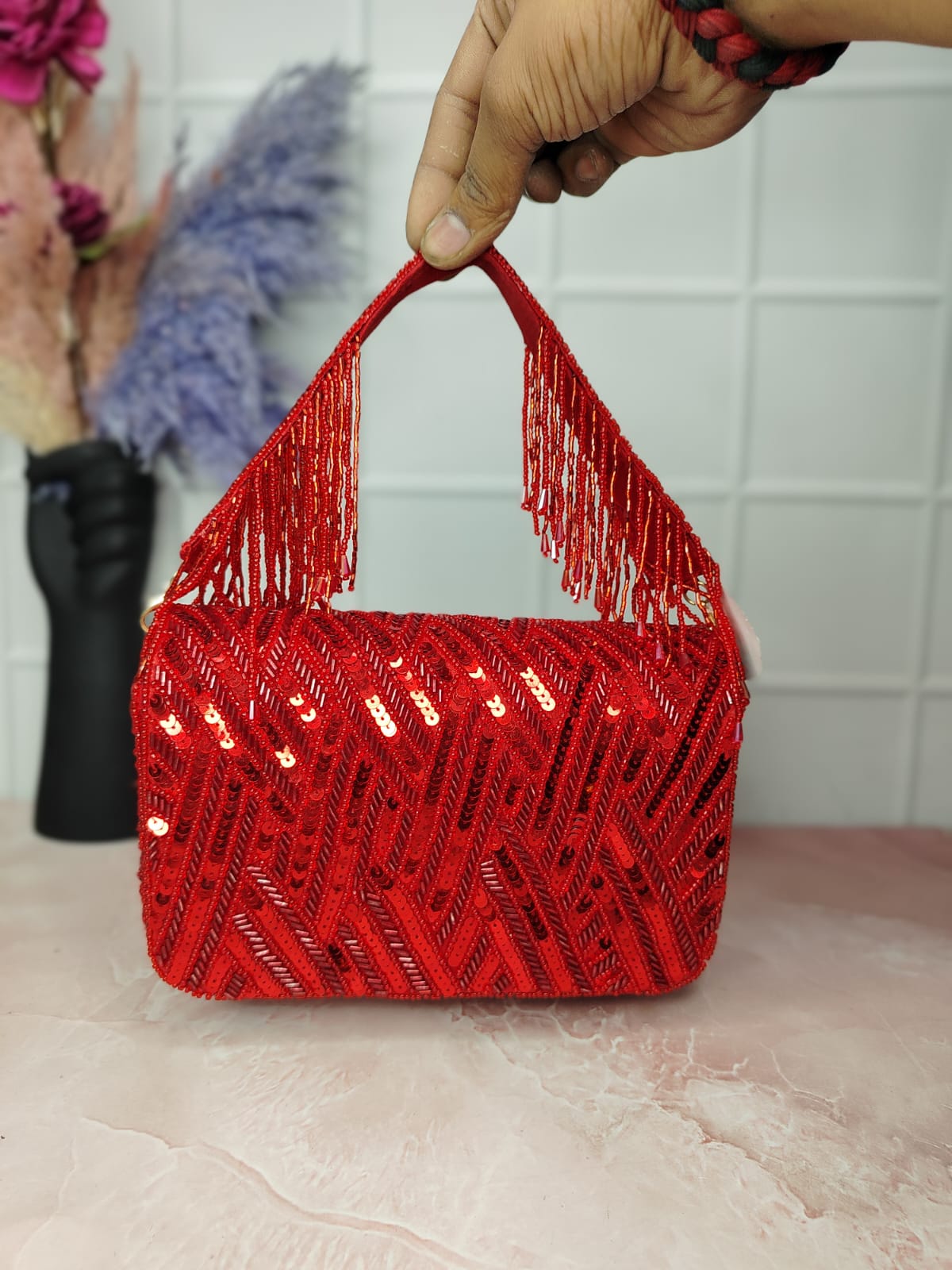 VRPS Flap Bag | Handcrafted Ethnic Bag | SWIS-1945 | Additional Angle
