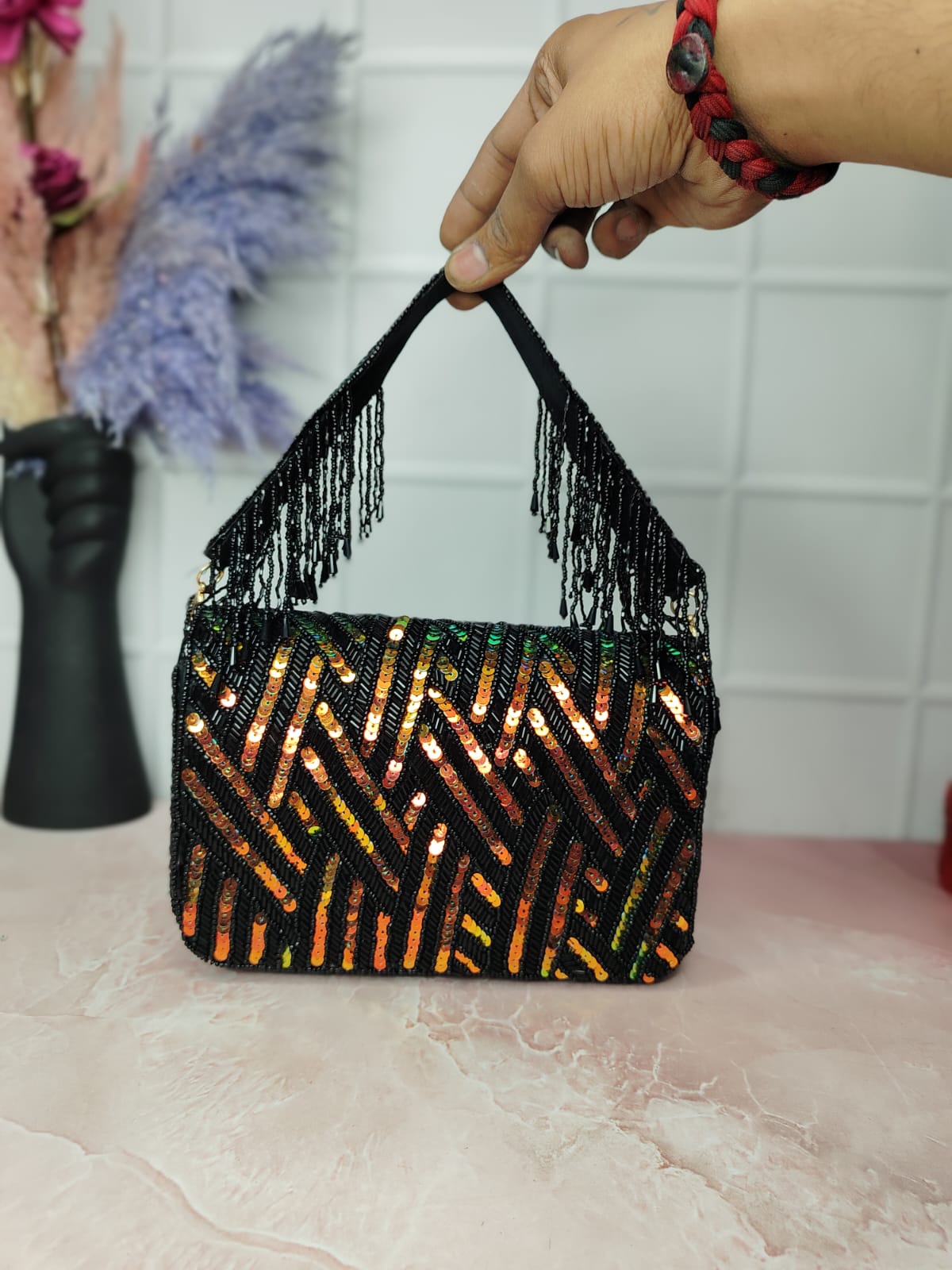 VRPS Flap Bag | Handcrafted Ethnic Bag | SWIS-1946