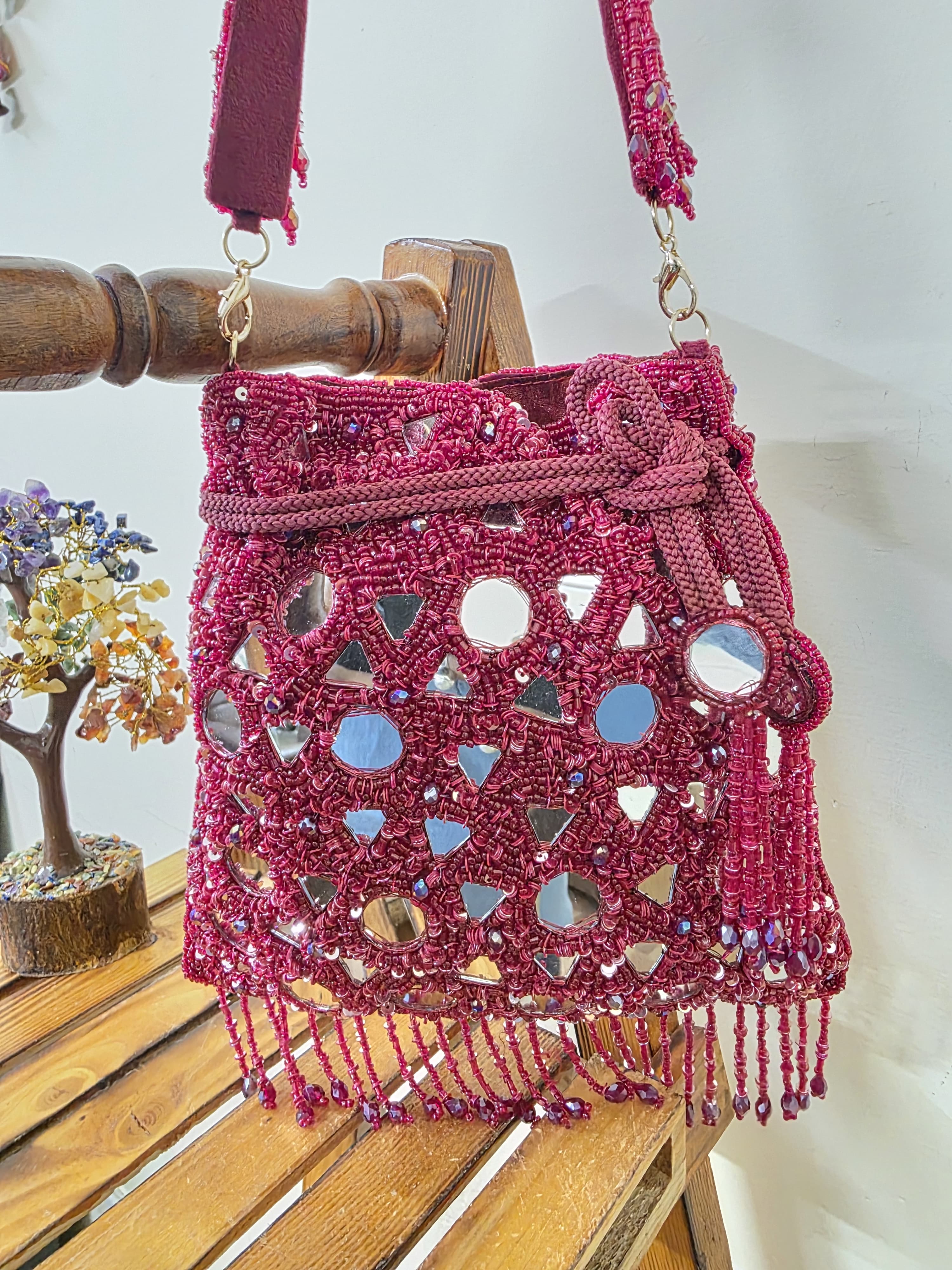 VRPS Potli Bag | Handcrafted Ethnic Bag | SWIS-2040 | Additional Angle