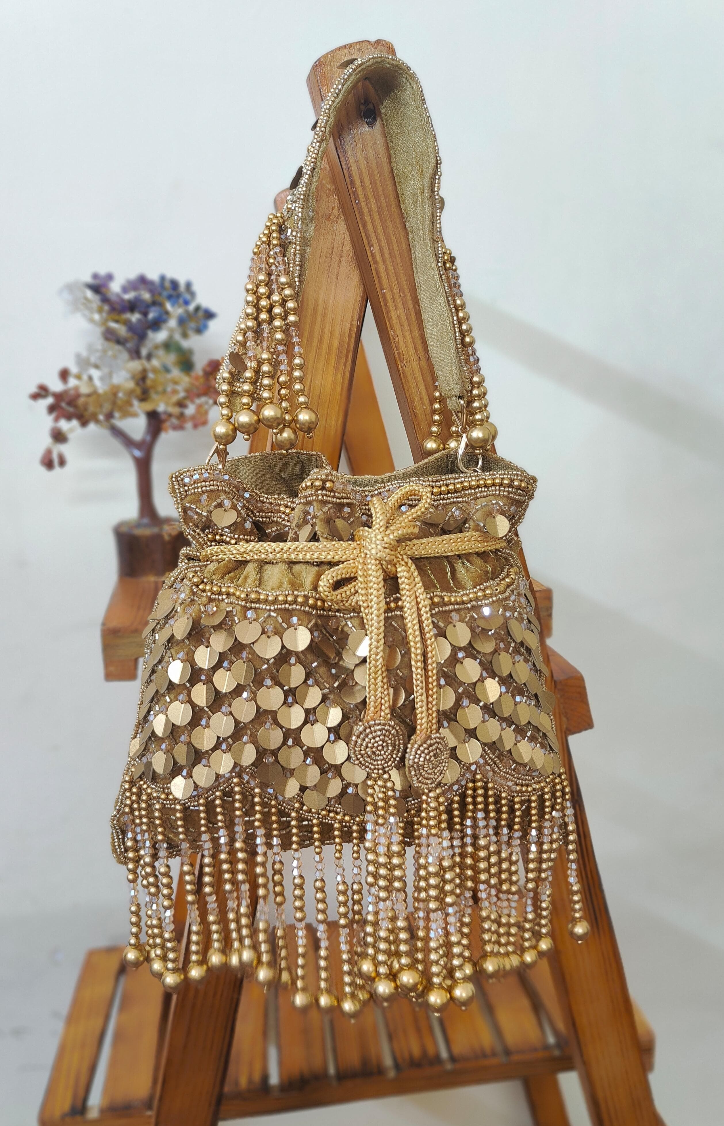 VRPS Potli Bag | Handcrafted Ethnic Bag | SWIS-2045 | Additional Angle