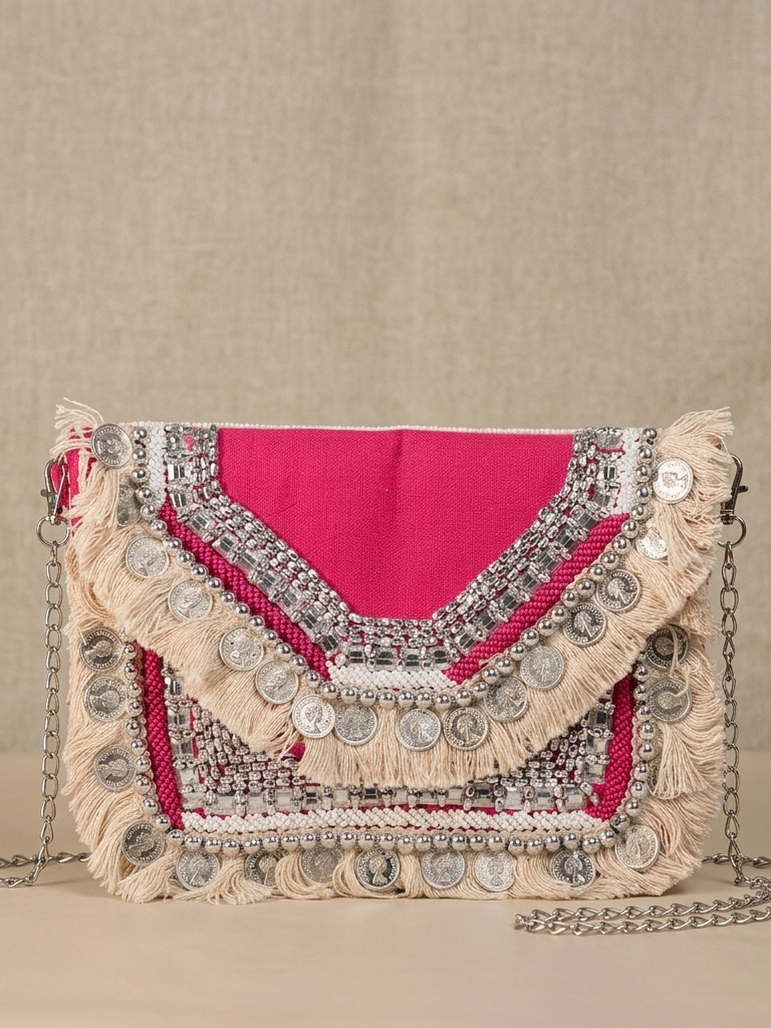 Handcrafted Banjara Boho Bag SWIS-2076 | VRPS Handicrafts | Indian Ethnic Bag