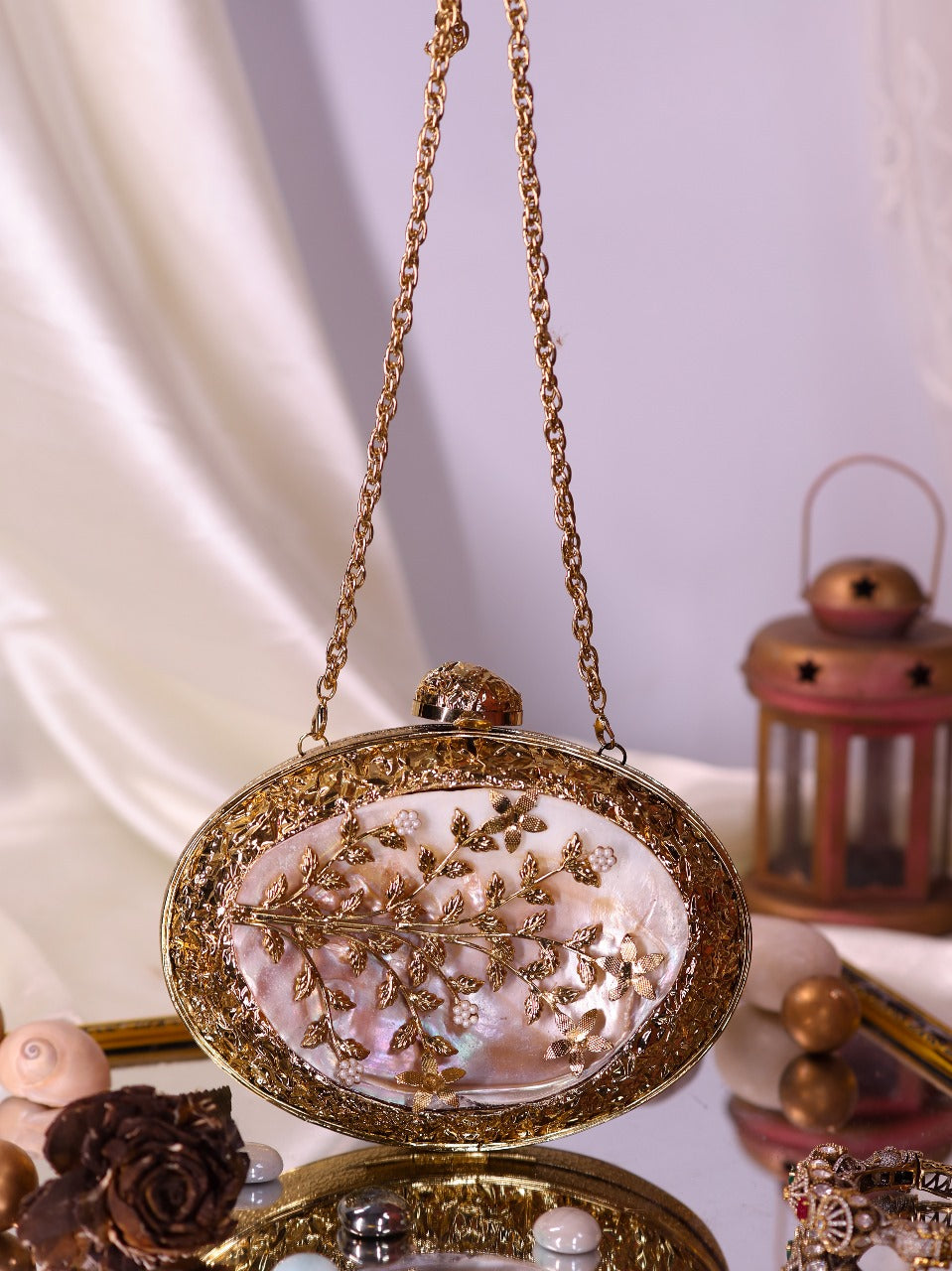 VRPS MOP Clutch | Handcrafted Ethnic Bag | SWIS-2094