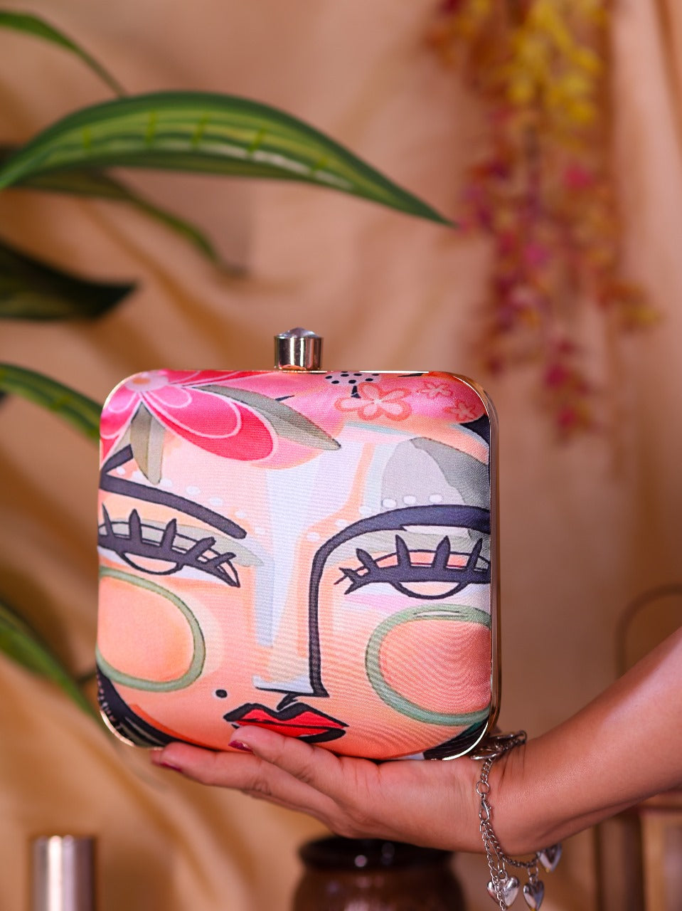 VRPS Printed Clutche | Handcrafted Ethnic Bag | SWIS-2107