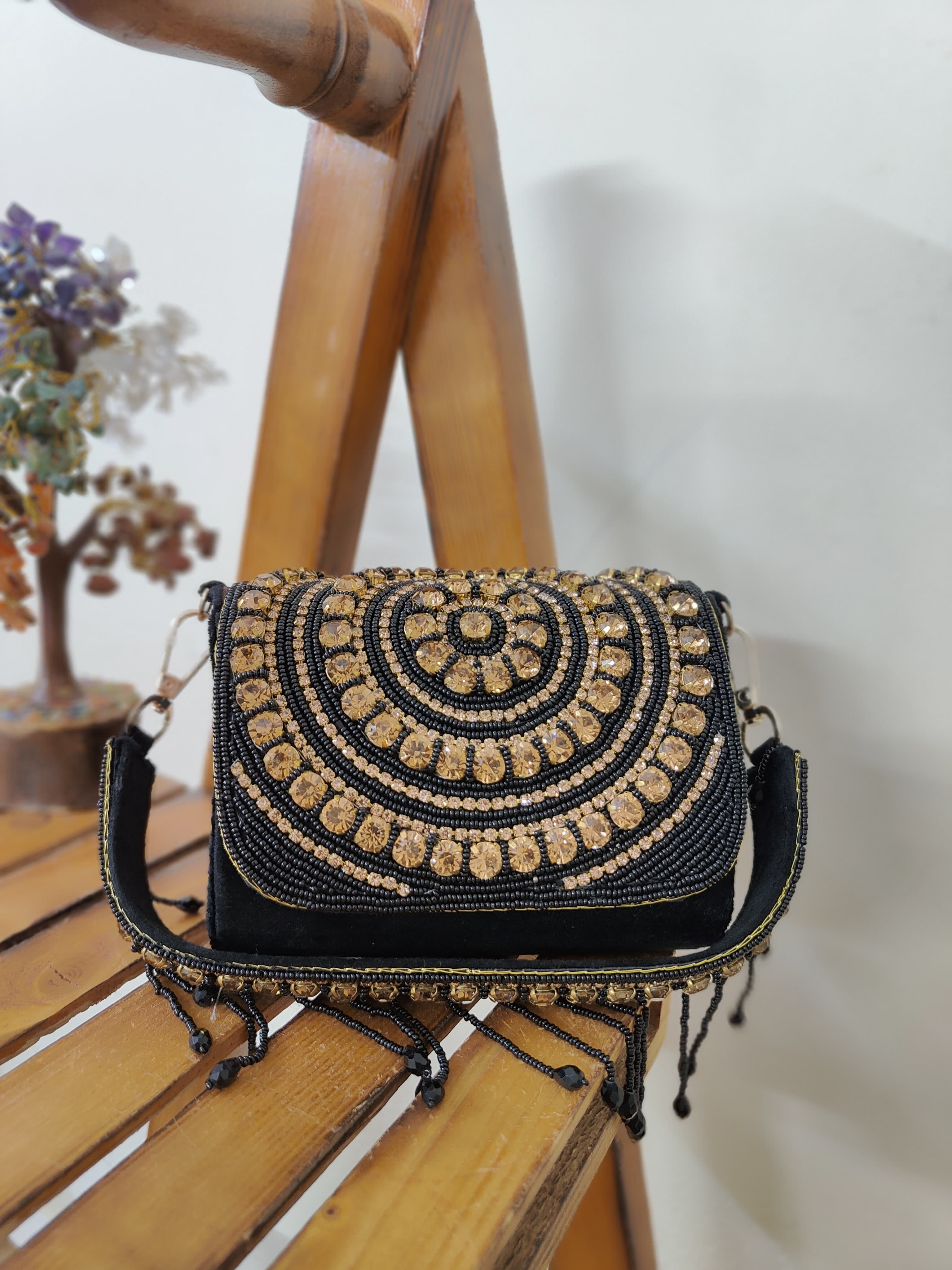 VRPS Flap Bag | Handcrafted Ethnic Bag | SWIS-2148 | Additional Angle