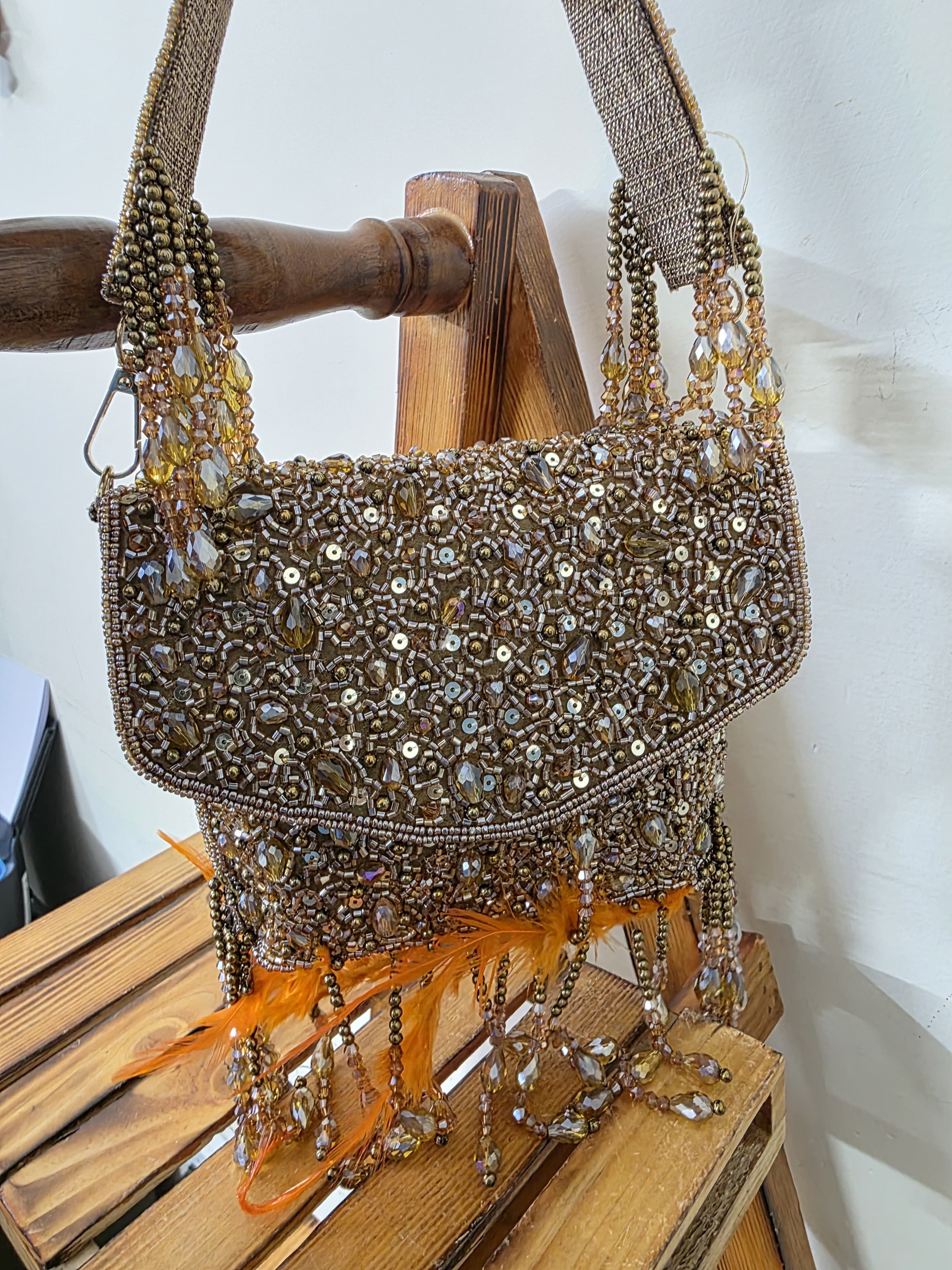 VRPS Flap Bag | Handcrafted Ethnic Bag | SWIS-2195 | Additional Angle