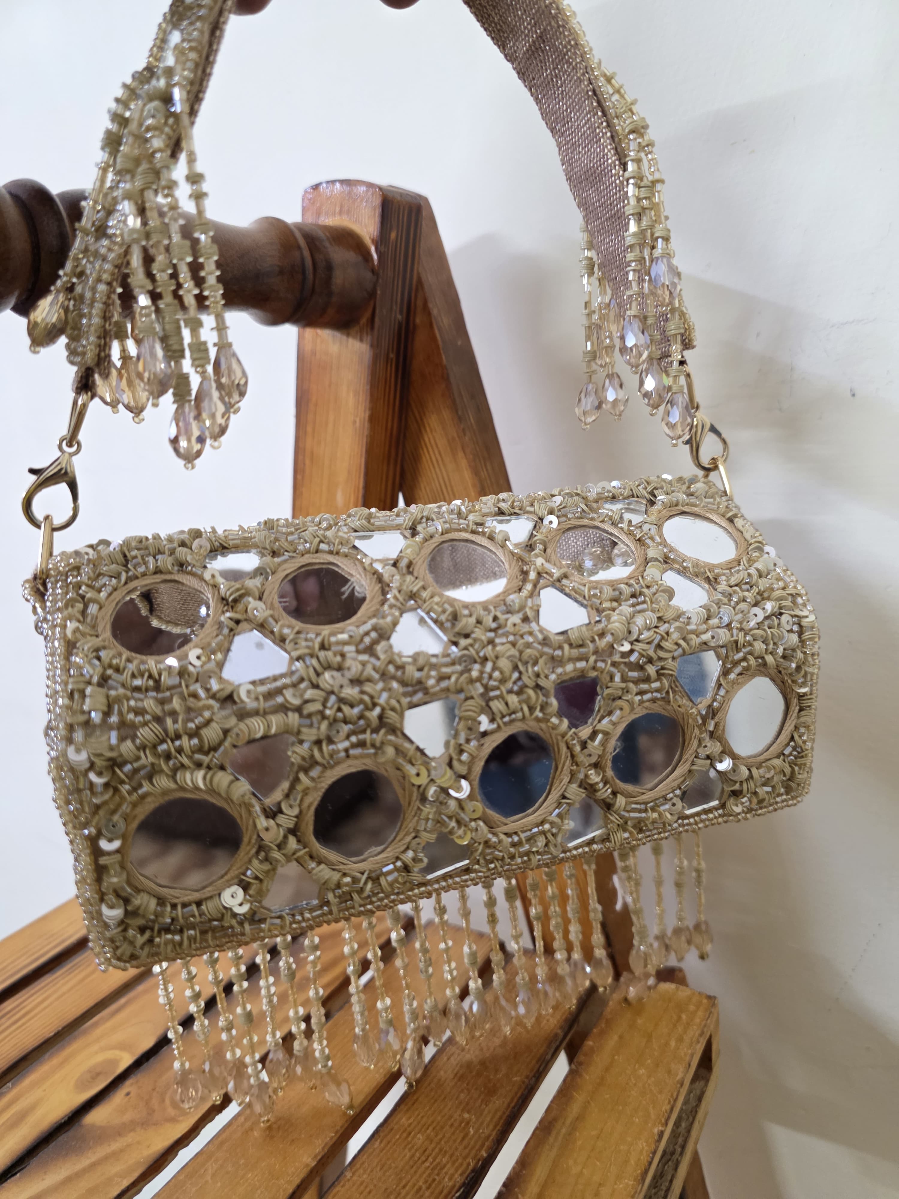 VRPS Flap Bag | Handcrafted Ethnic Bag | SWIS-2199 | Additional Angle