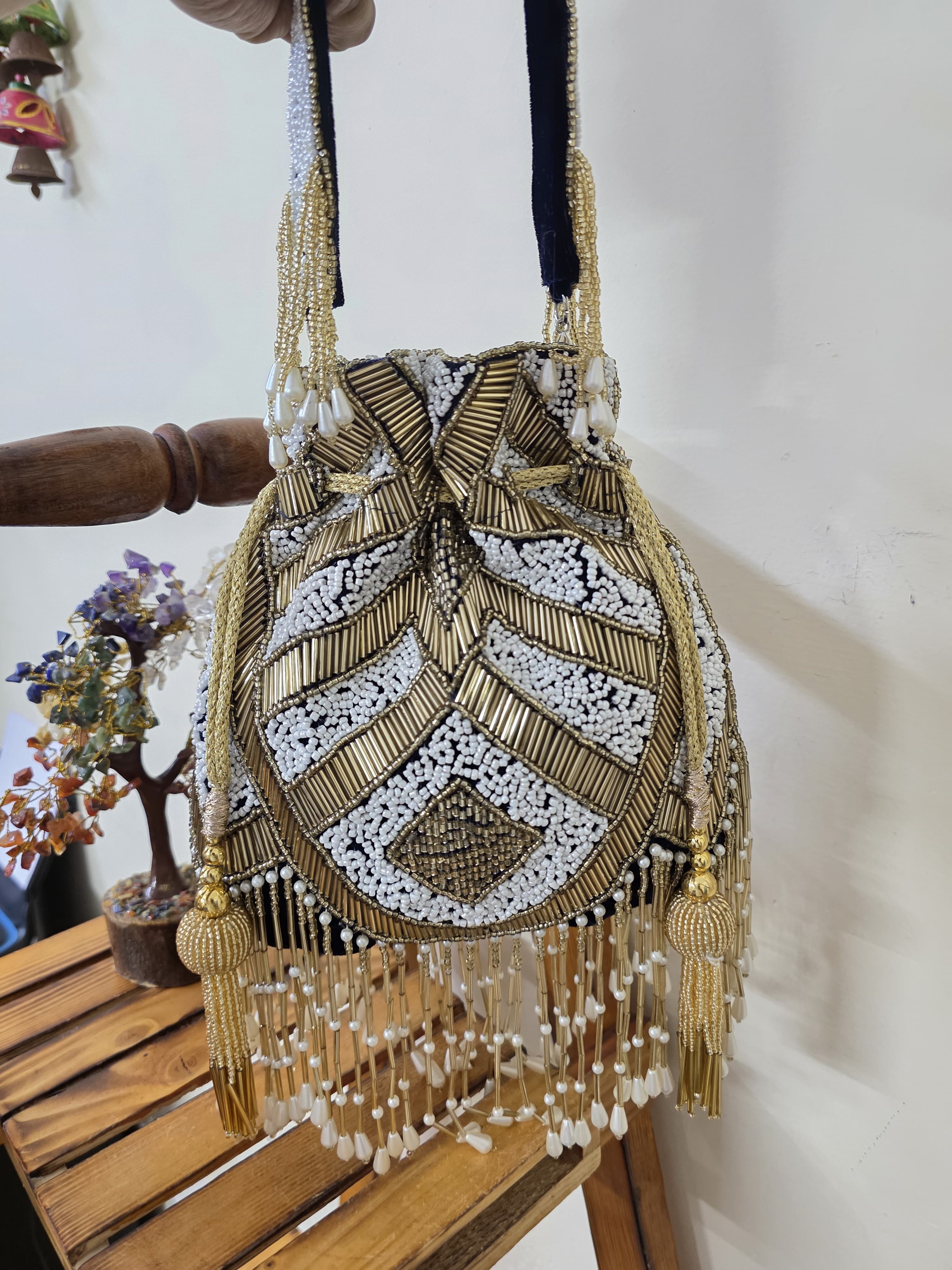 VRPS Potli Bag | Handcrafted Ethnic Bag | SWIS-2276 | Additional Angle