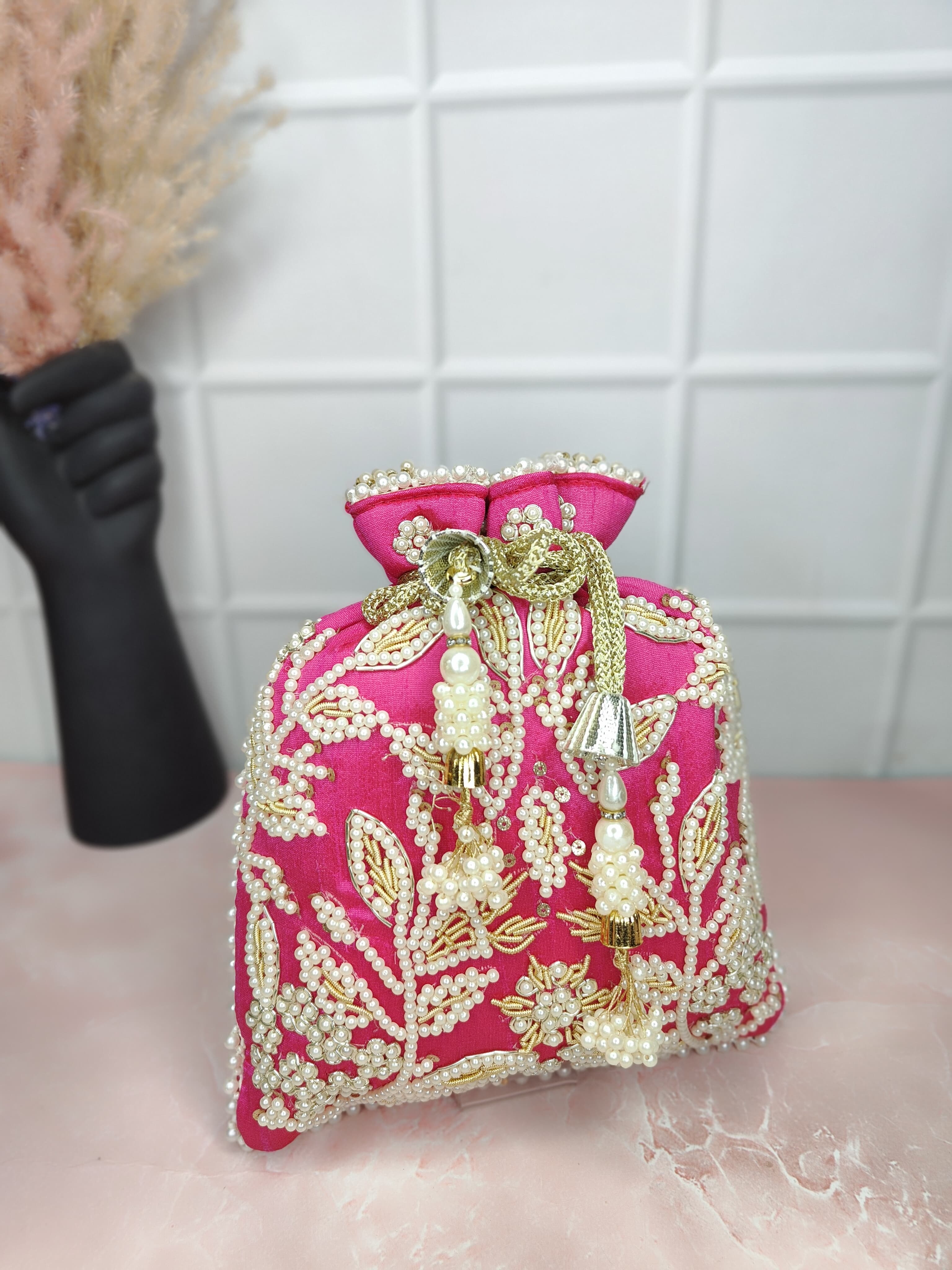 VRPS Potli Bag | Handcrafted Ethnic Bag | SWIS-2286 | Additional Angle
