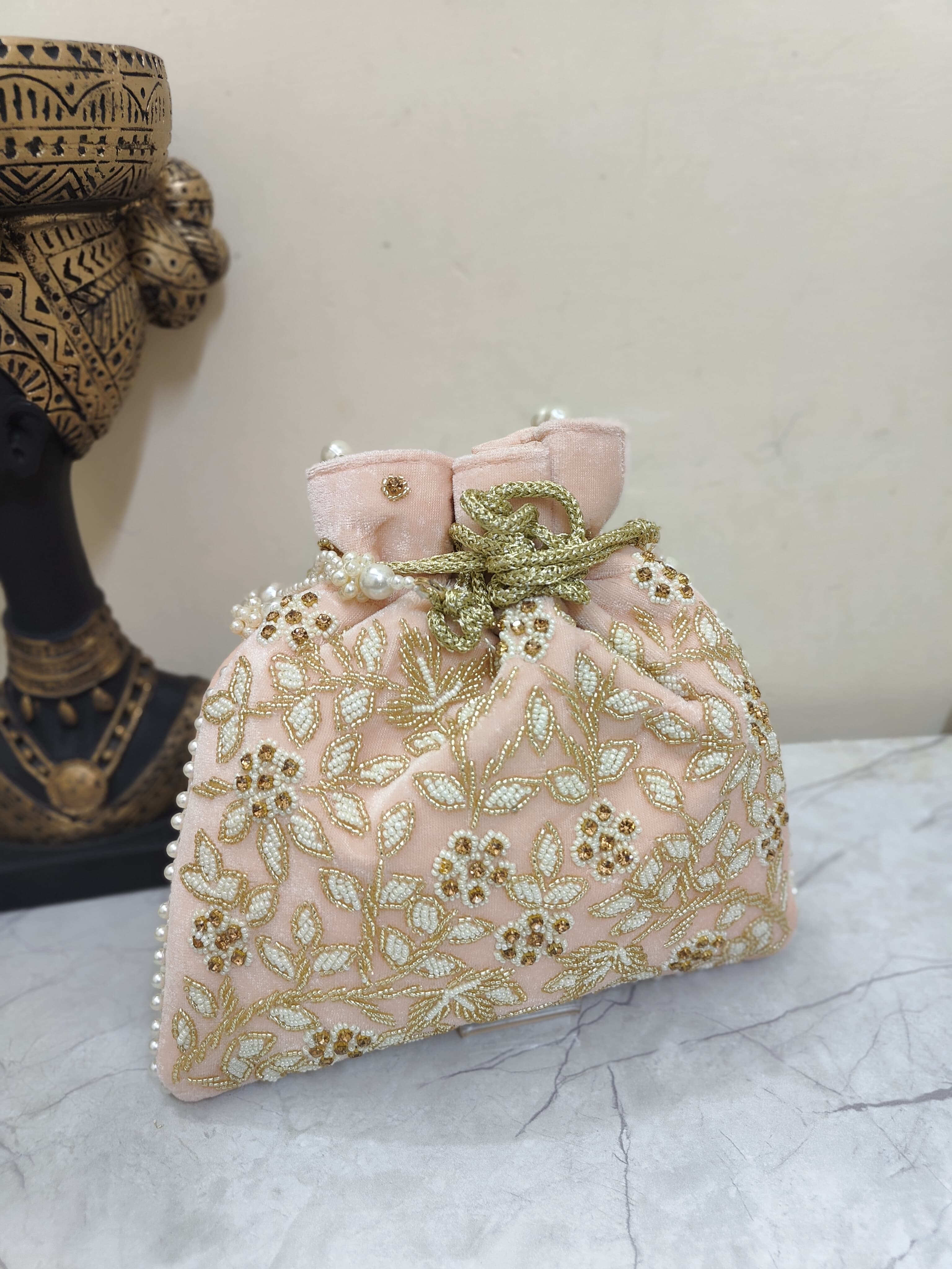 VRPS Potli Bag | Handcrafted Ethnic Bag | SWIS-2289 | Additional Angle