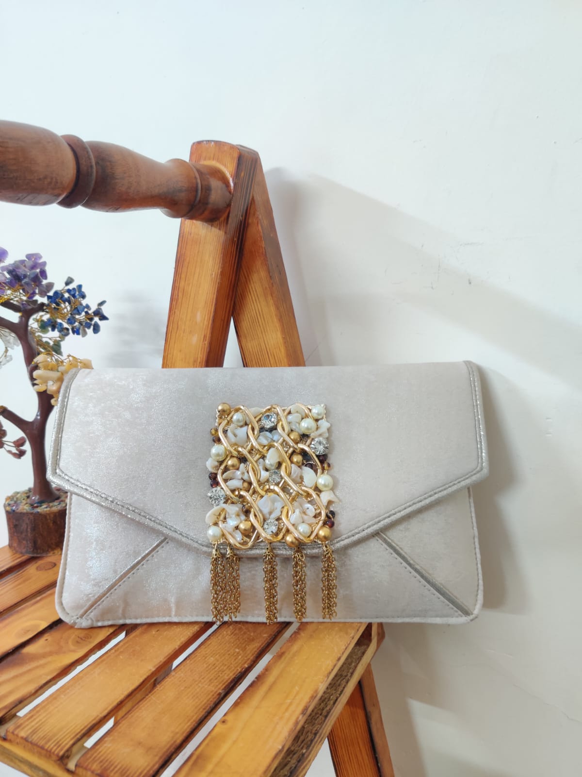 VRPS Flap Bag | Handcrafted Ethnic Bag | SWIS-2315 | Additional Angle