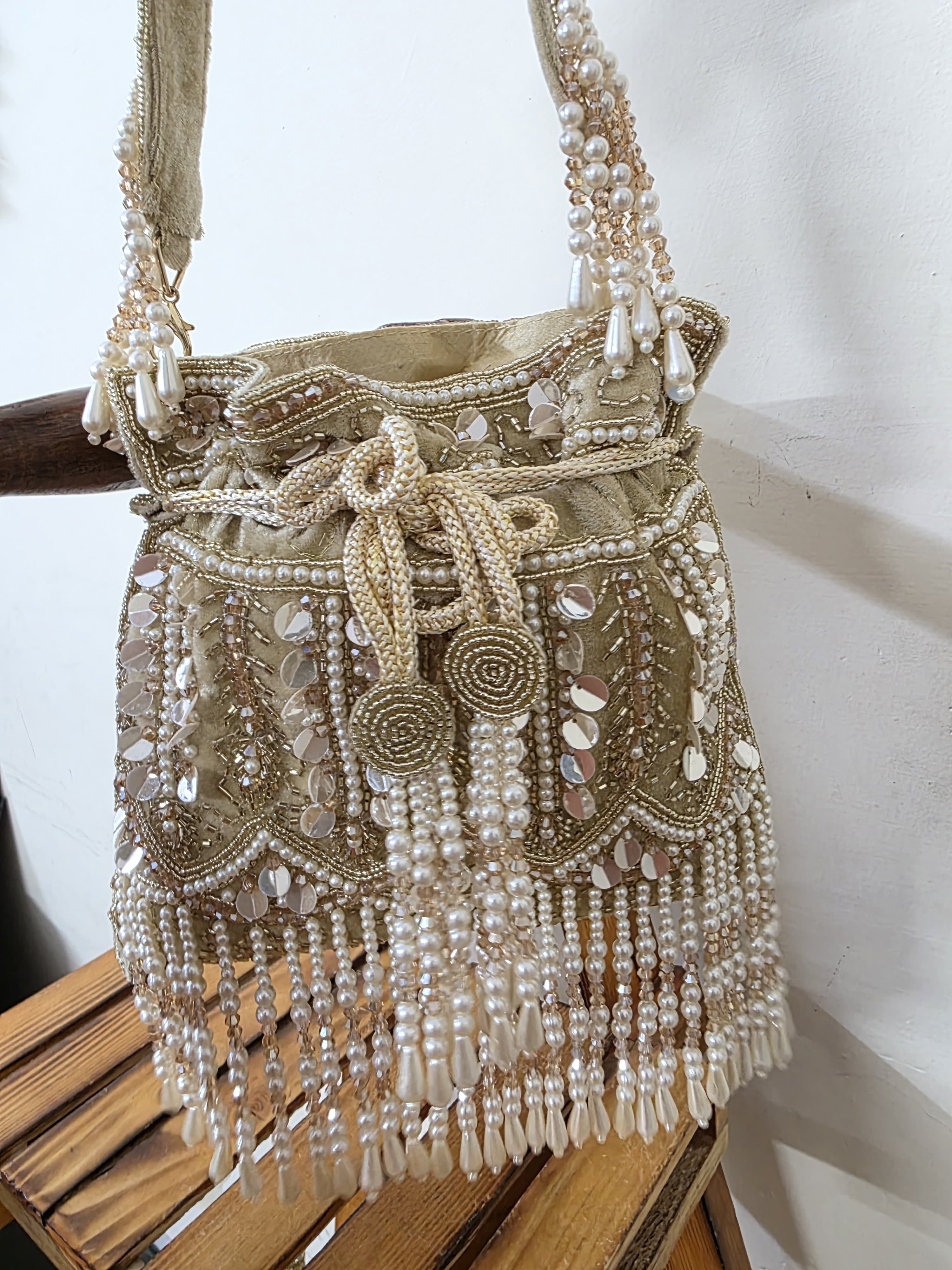 VRPS Potli Bag | Handcrafted Ethnic Bag | SWIS-2348 | Additional Angle