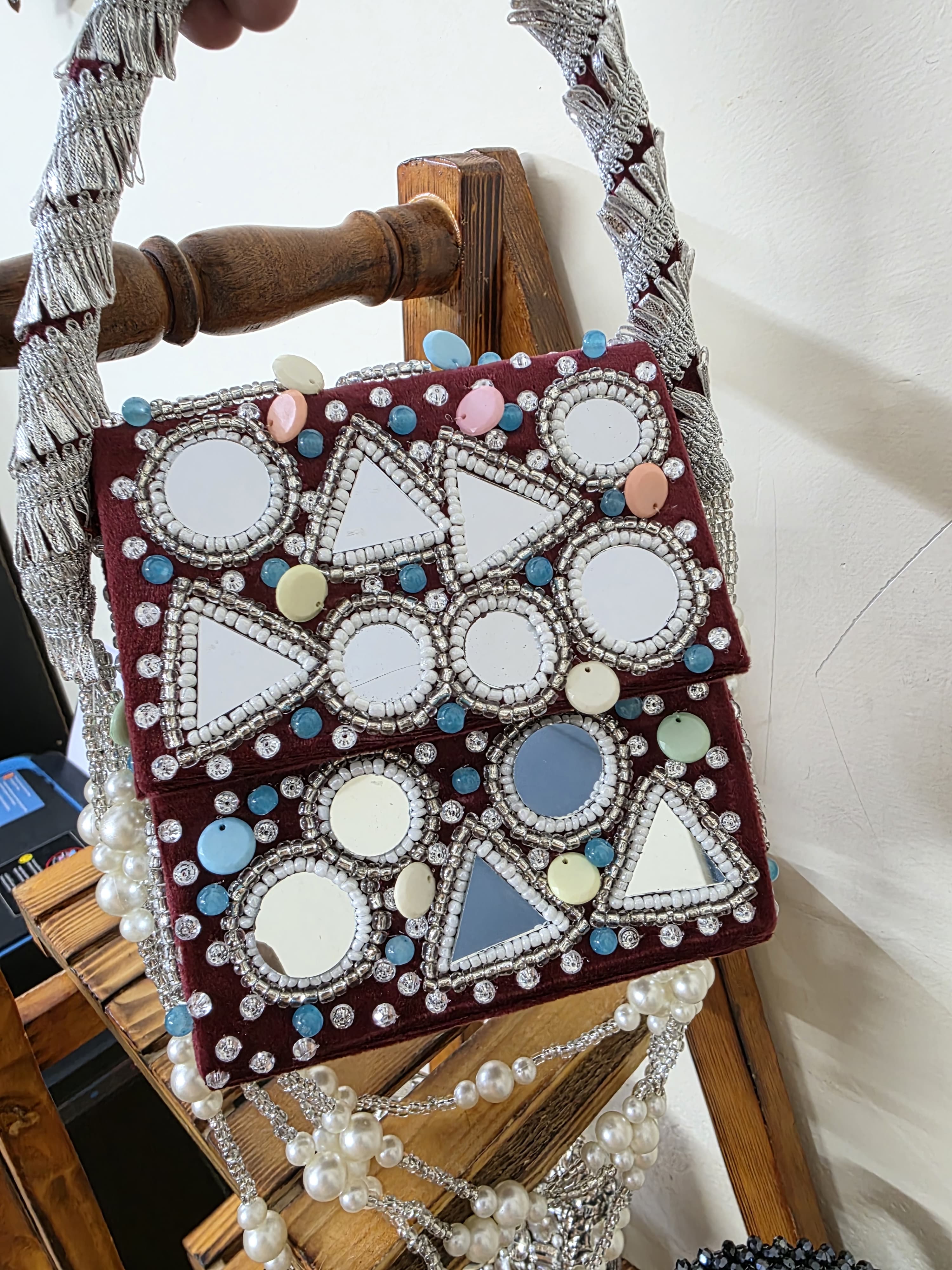 VRPS Flap Bag | Handcrafted Ethnic Bag | SWIS-2376 | Additional Angle