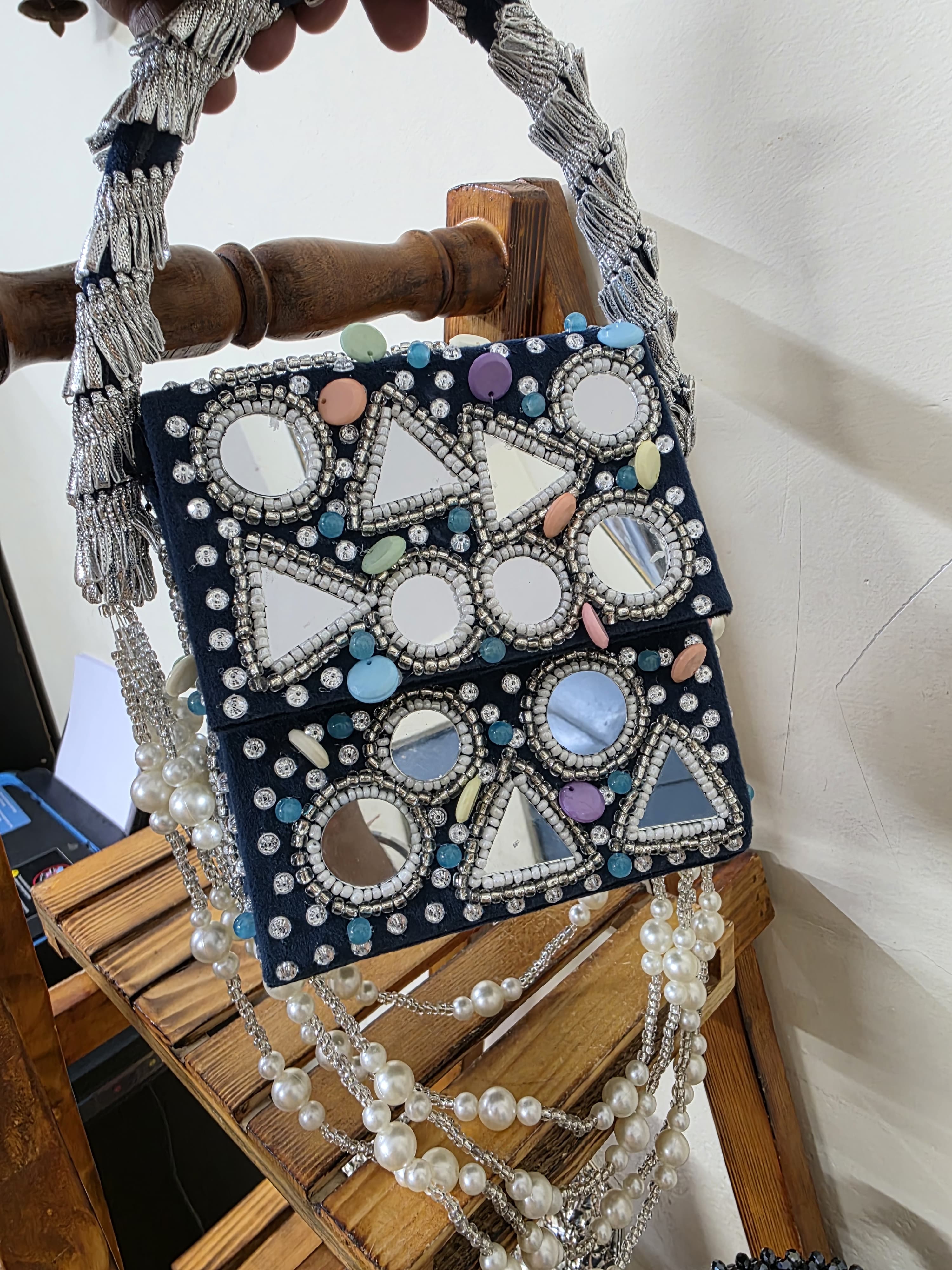VRPS Flap Bag | Handcrafted Ethnic Bag | SWIS-2379 | Additional Angle