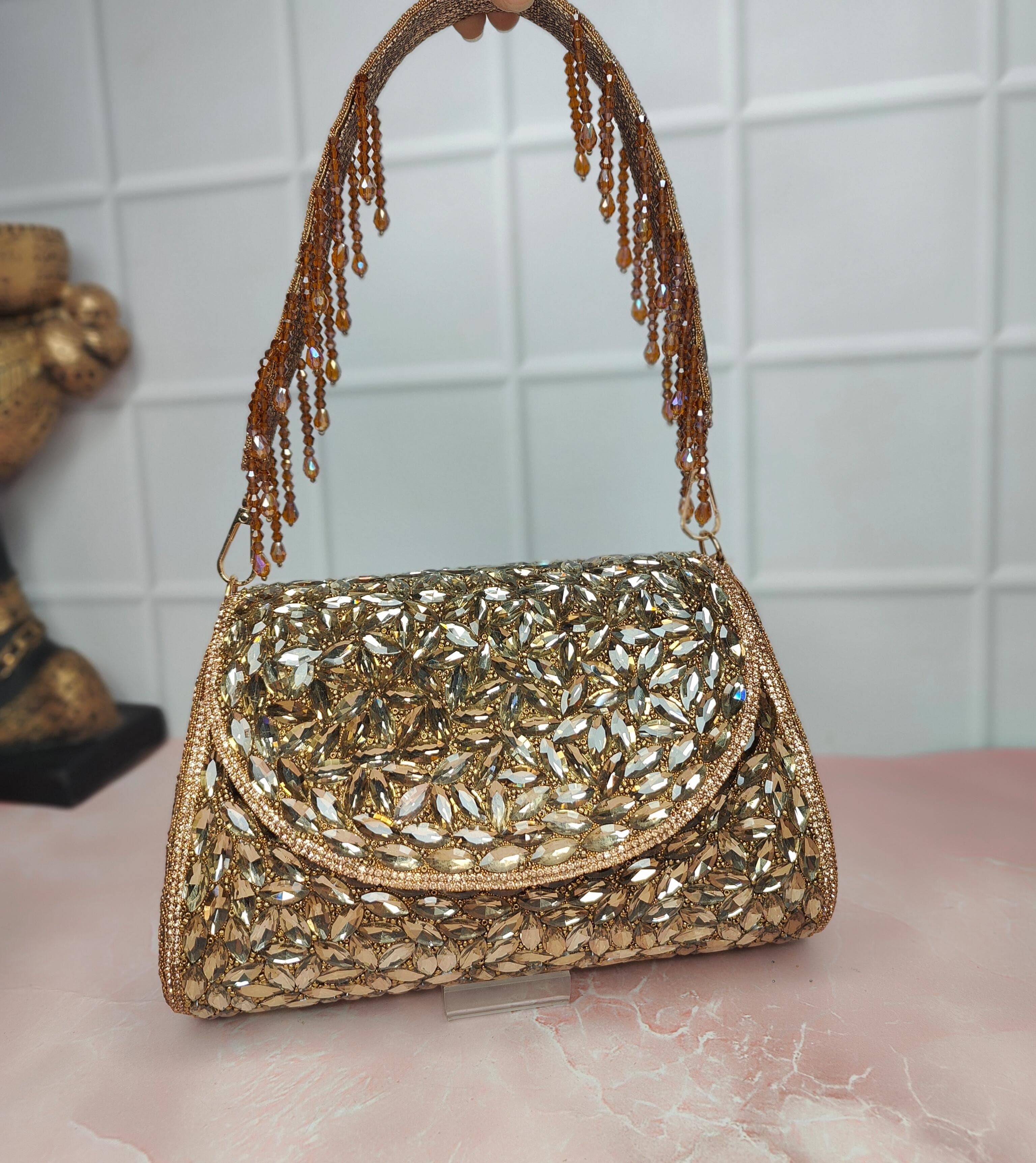 VRPS Flap Bag | Handcrafted Ethnic Bag | SWIS-2405 | Additional Angle