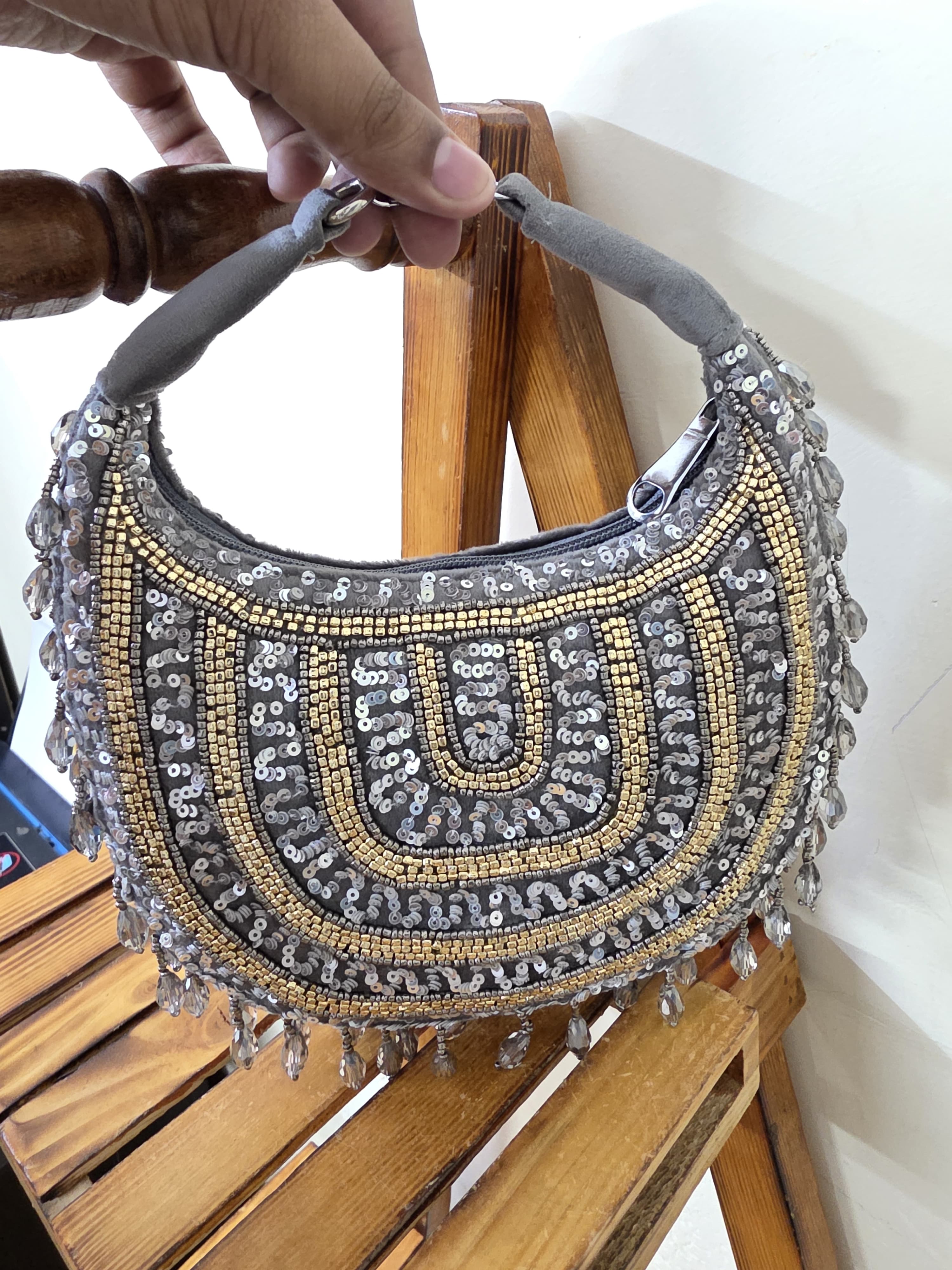 VRPS Moon Bags | Handcrafted Ethnic Bag | SWIS-2417 | Additional Angle