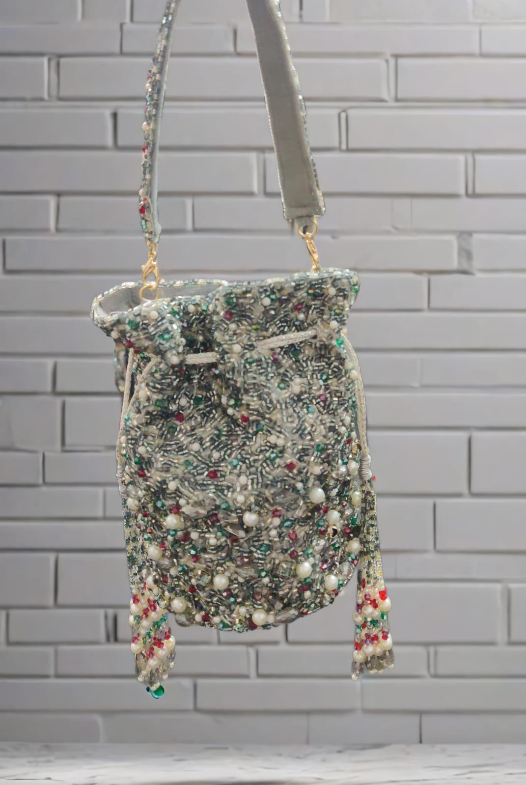 VRPS Potli Bag | Handcrafted Ethnic Bag | SWIS-2576 | Additional Angle
