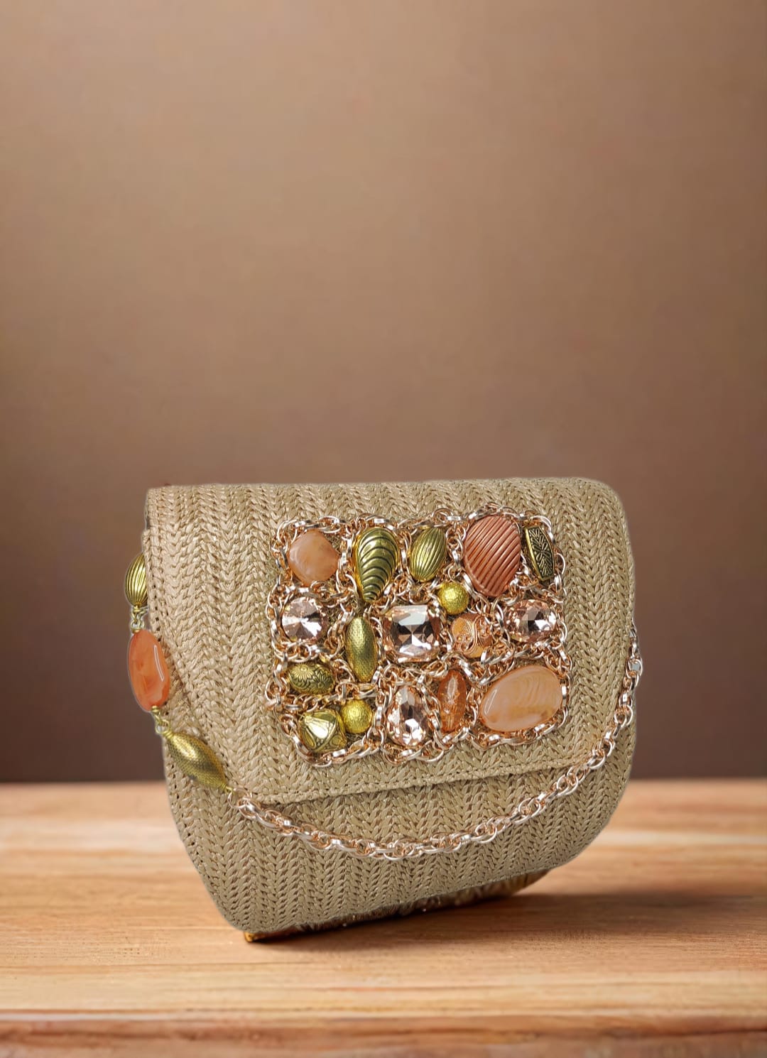 VRPS Flap Bag | Handcrafted Ethnic Bag | SWIS-2607 | Additional Angle