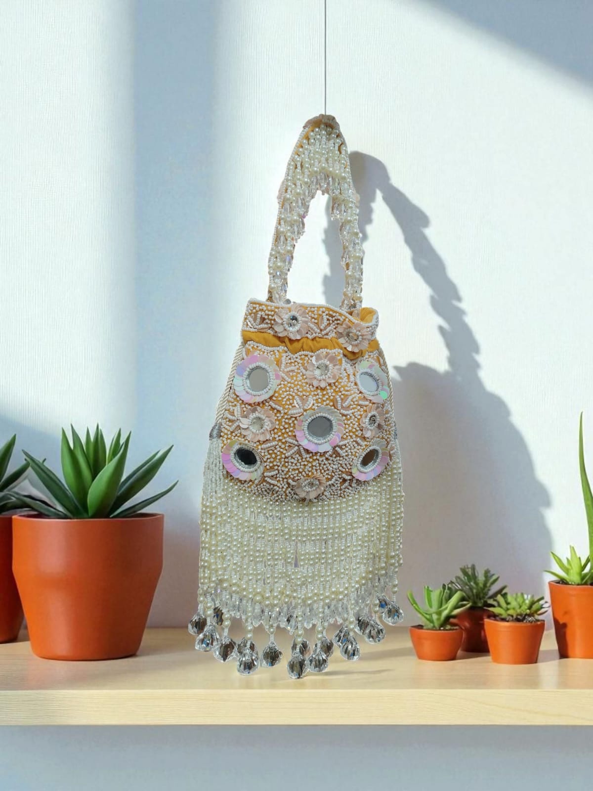 VRPS Potli Bag | Handcrafted Ethnic Bag | SWIS-2620 | Additional Angle