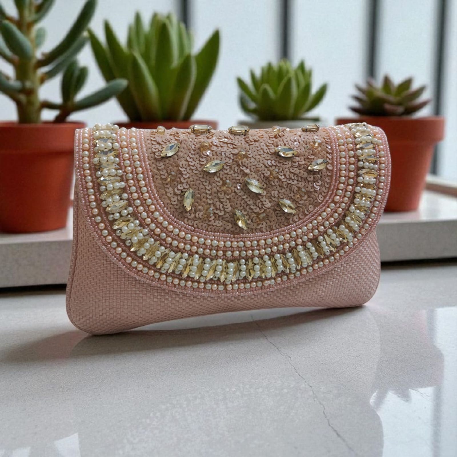 VRPS Flap Bag | Handcrafted Ethnic Bag | SWIS-2641 | Additional Angle