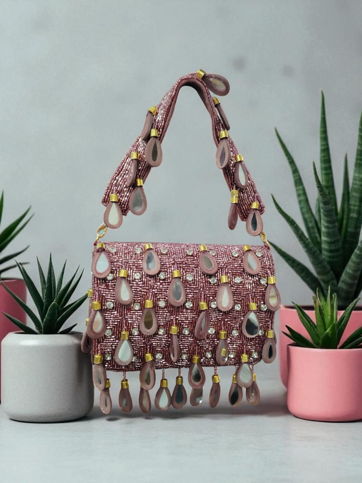 VRPS Flap Bag | Handcrafted Ethnic Bag | SWIS-2659 | Additional Angle