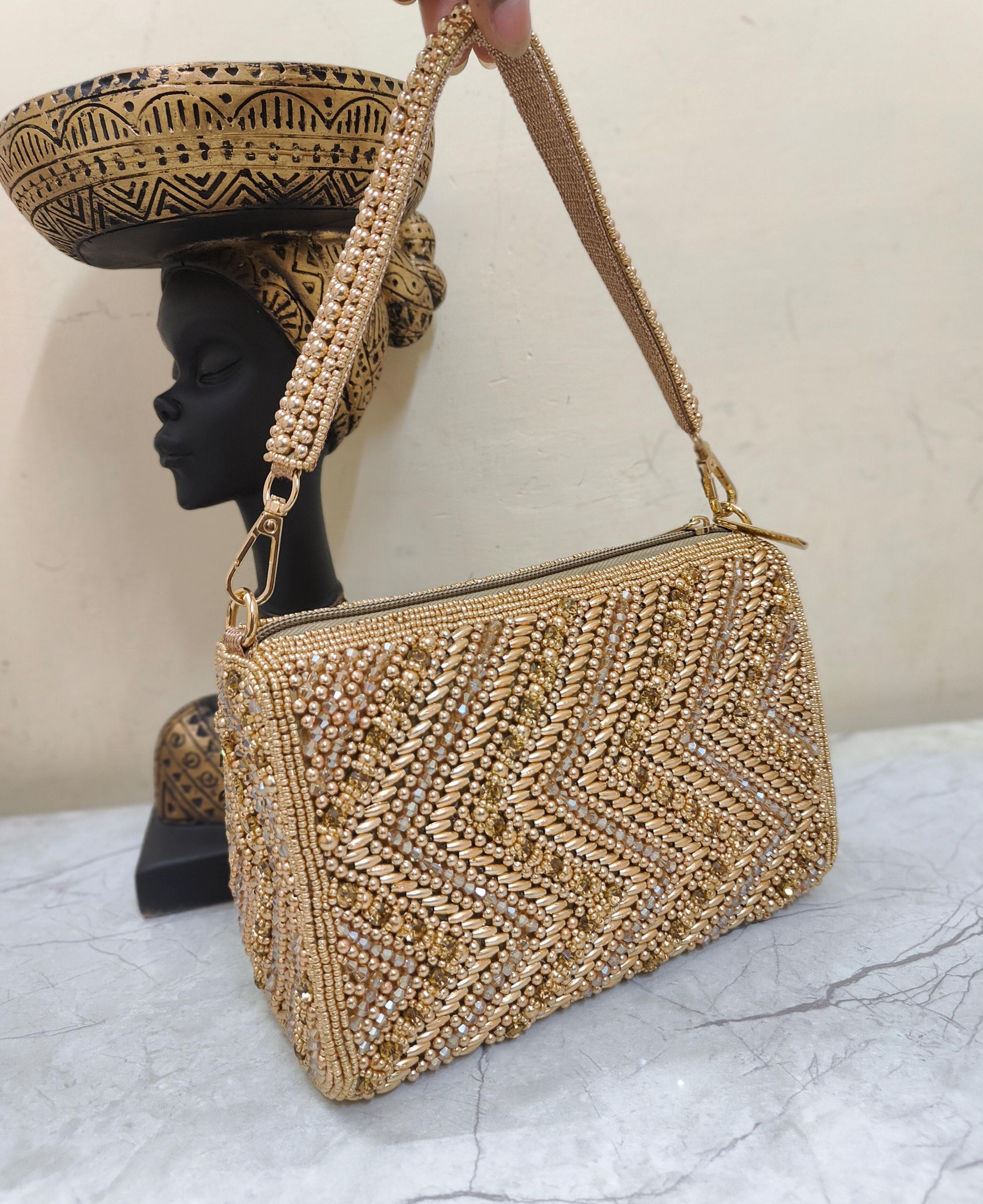 VRPS Flap Bag | Handcrafted Ethnic Bag | SWIS-2662 | Additional Angle