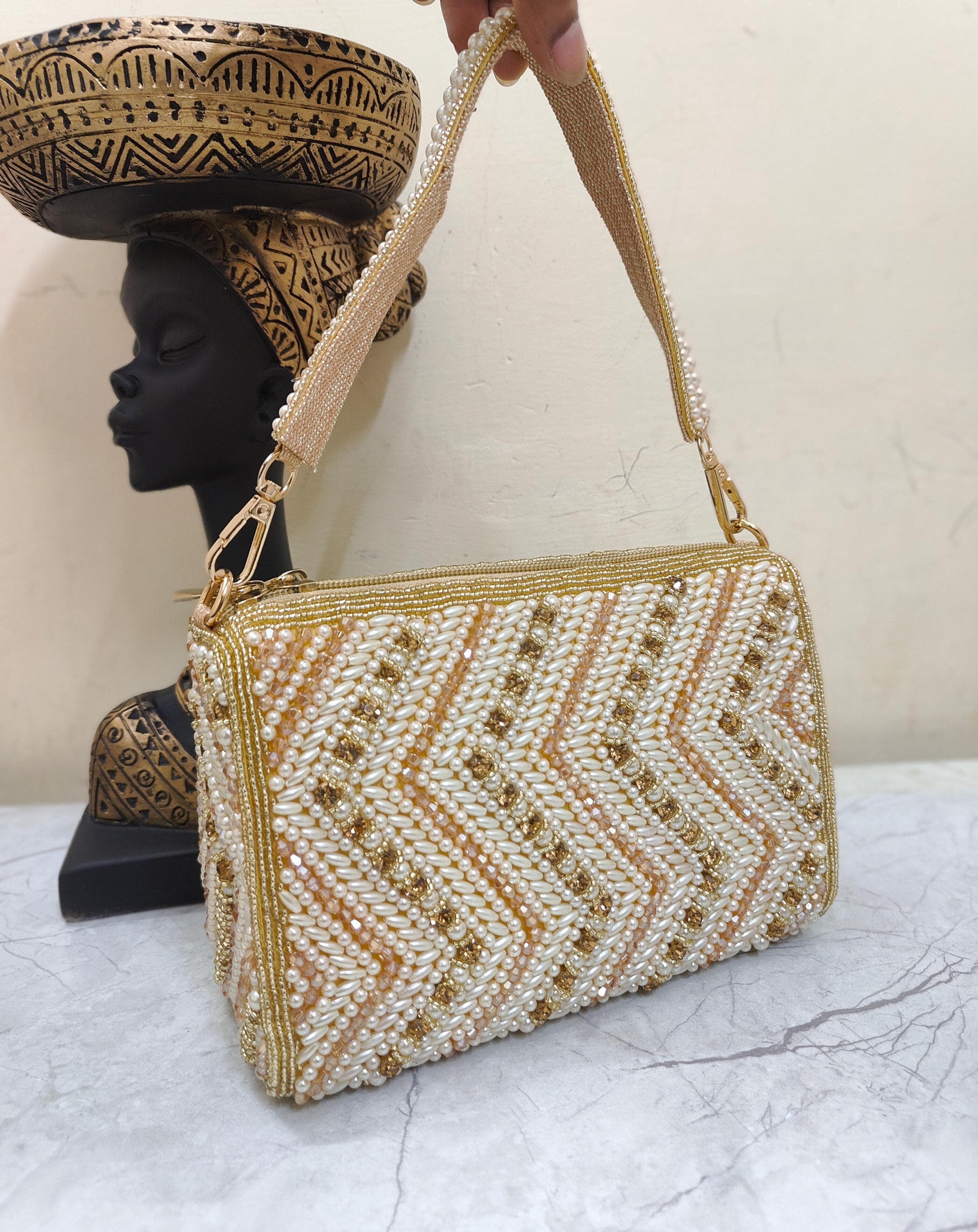 VRPS Flap Bag | Handcrafted Ethnic Bag | SWIS-2667 | Additional Angle