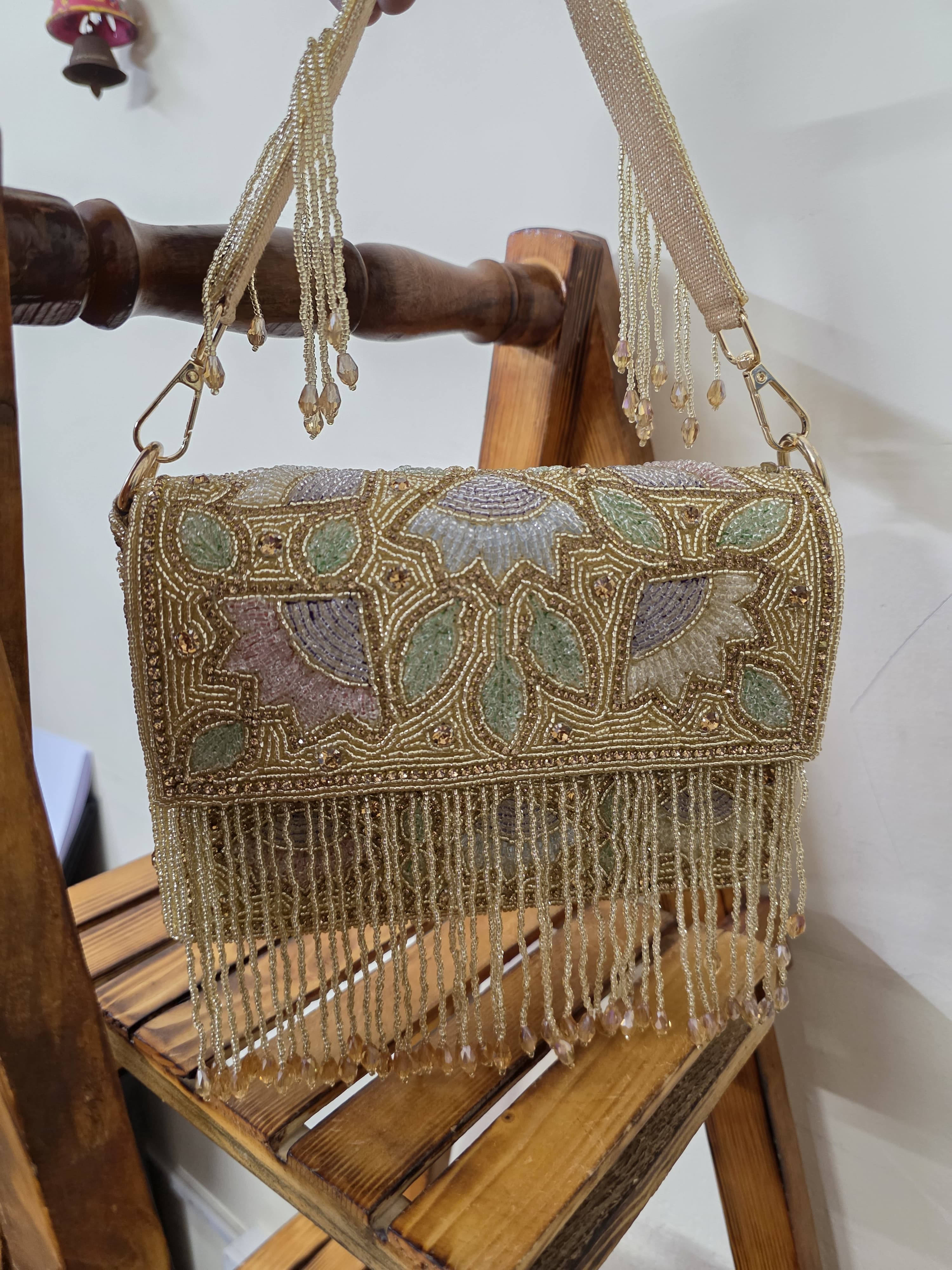 VRPS Flap Bag | Handcrafted Ethnic Bag | SWIS-2669 | Additional Angle