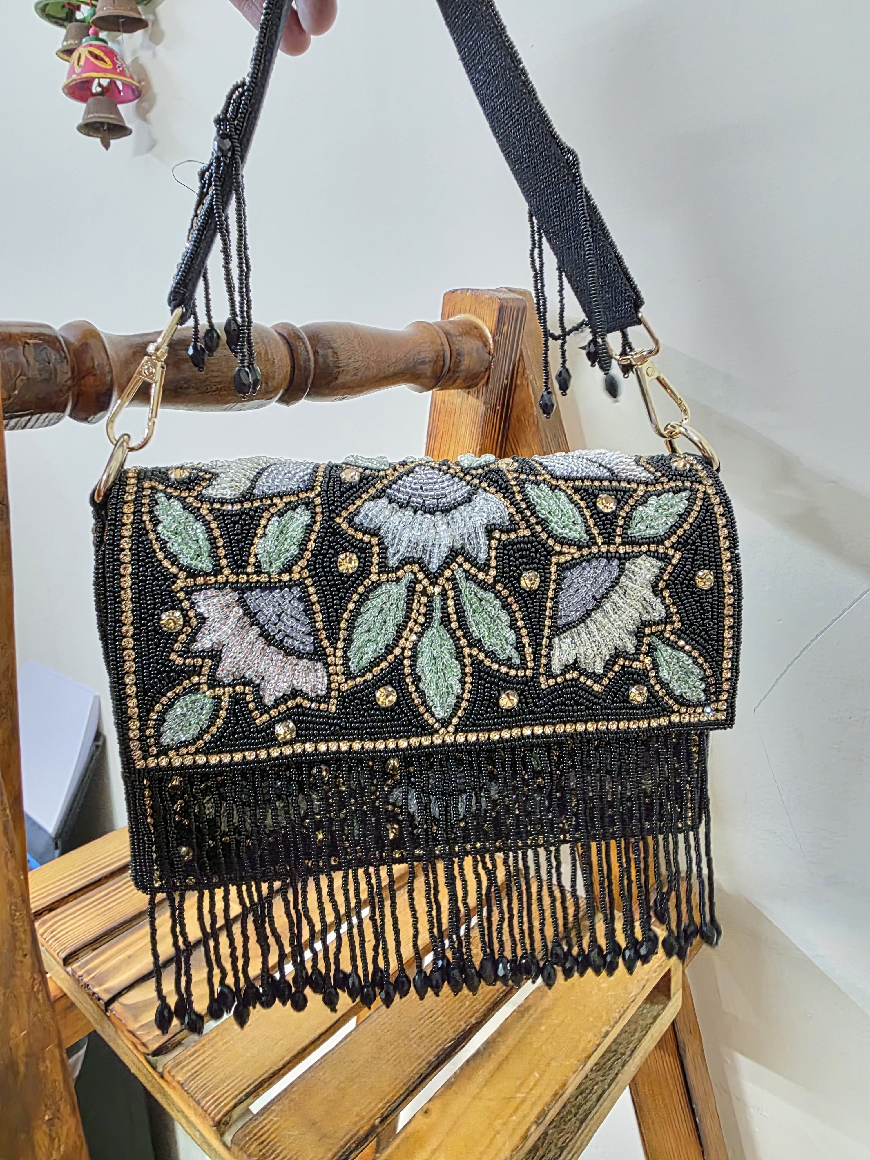 VRPS Flap Bag | Handcrafted Ethnic Bag | SWIS-2670 | Additional Angle