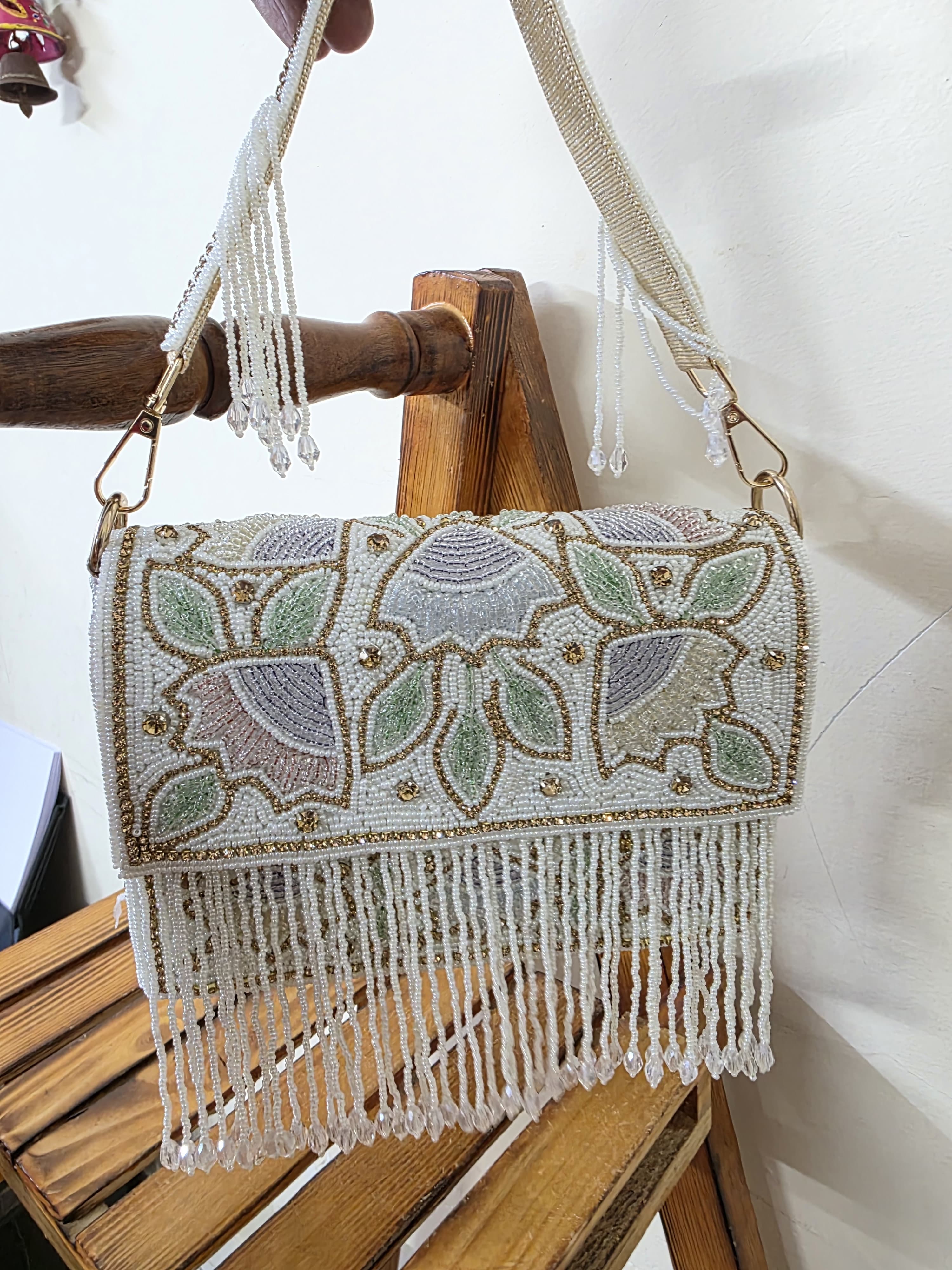 VRPS Flap Bag | Handcrafted Ethnic Bag | SWIS-2673 | Additional Angle