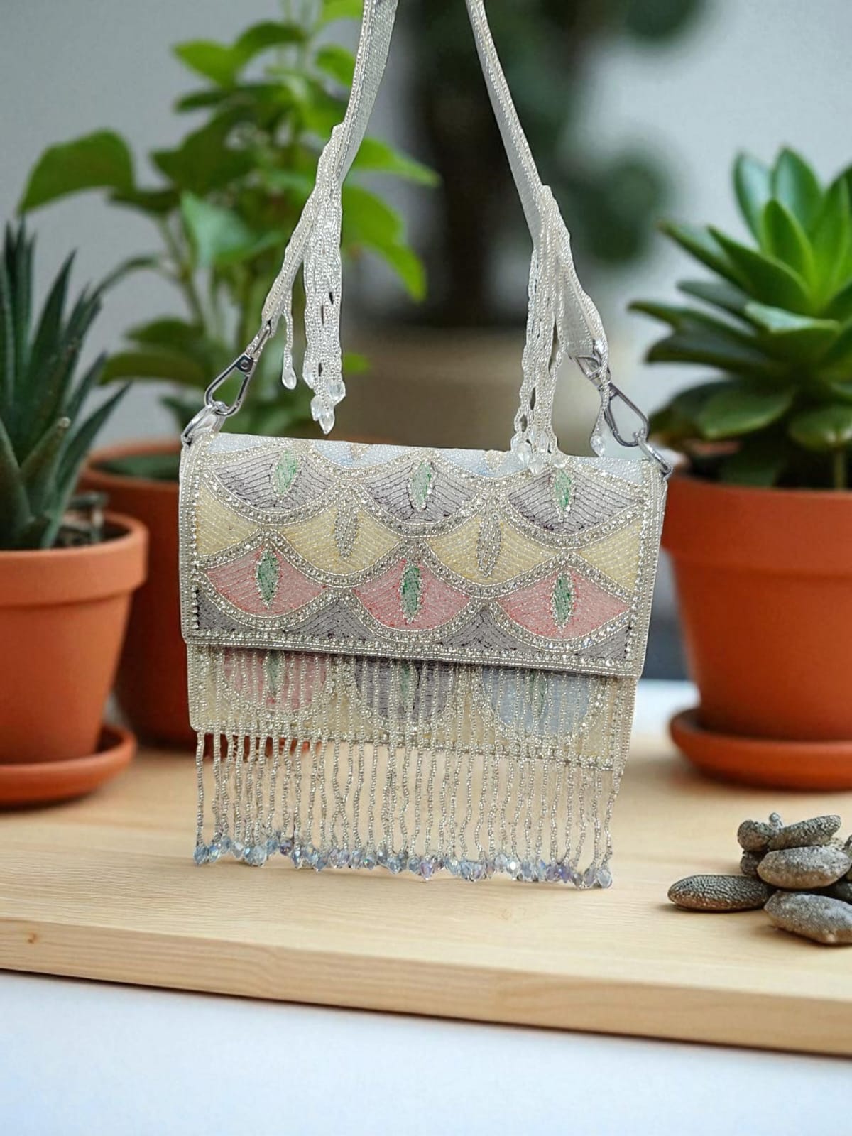 VRPS Flap Bag | Handcrafted Ethnic Bag | SWIS-2700 | Additional Angle