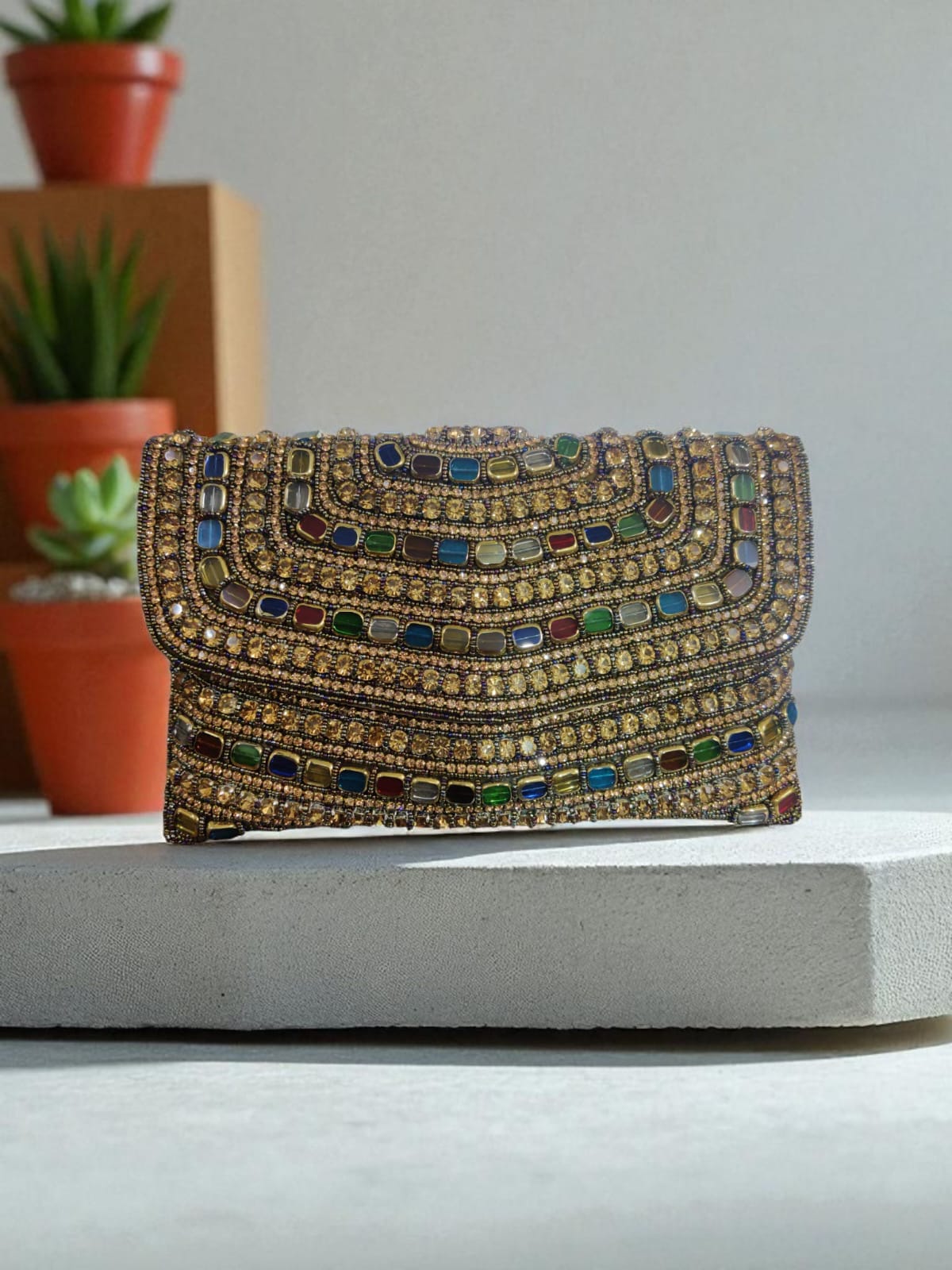 VRPS Flap Bag | Handcrafted Ethnic Bag | SWIS-2707