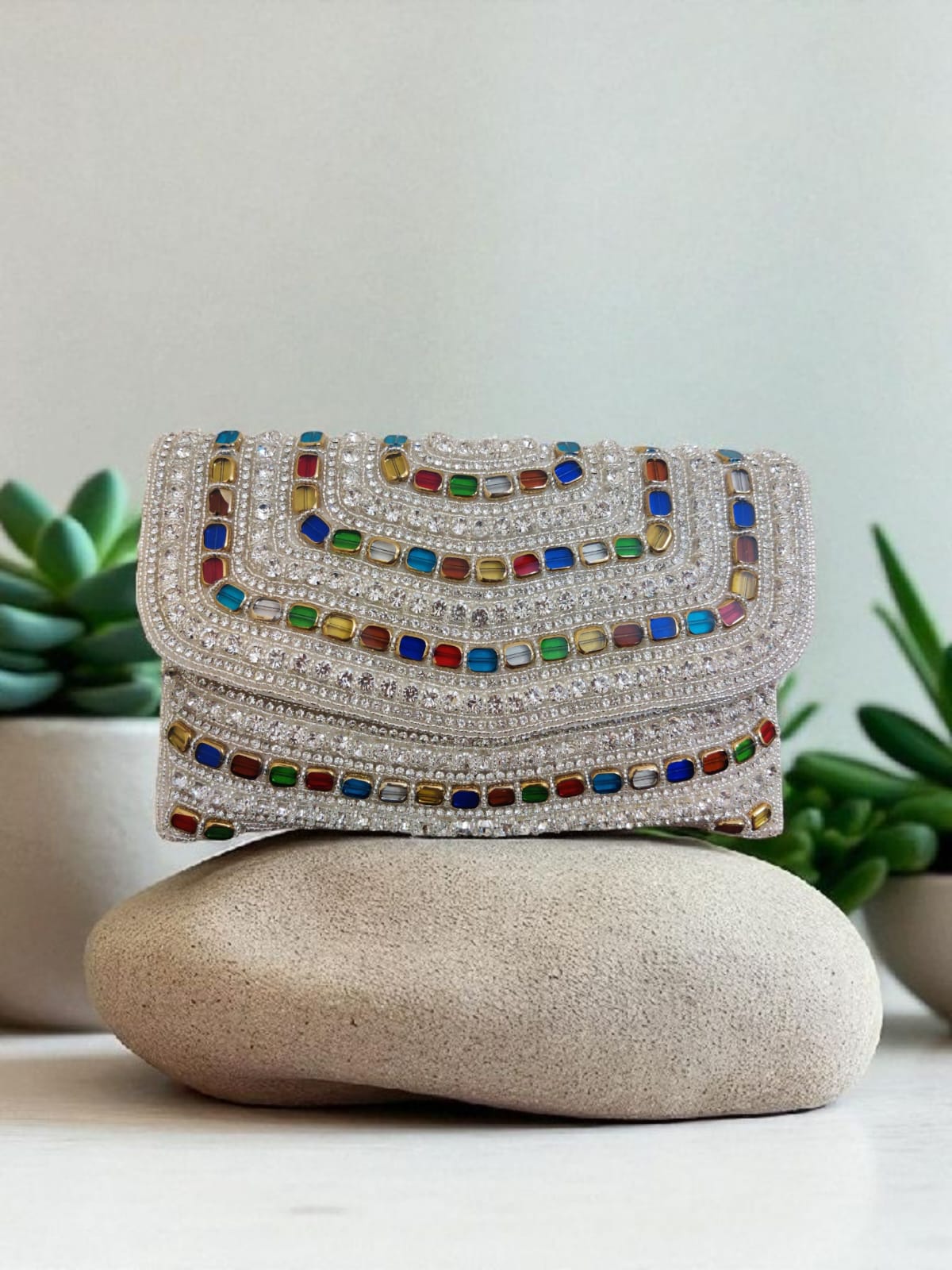 VRPS Flap Bag | Handcrafted Ethnic Bag | SWIS-2710