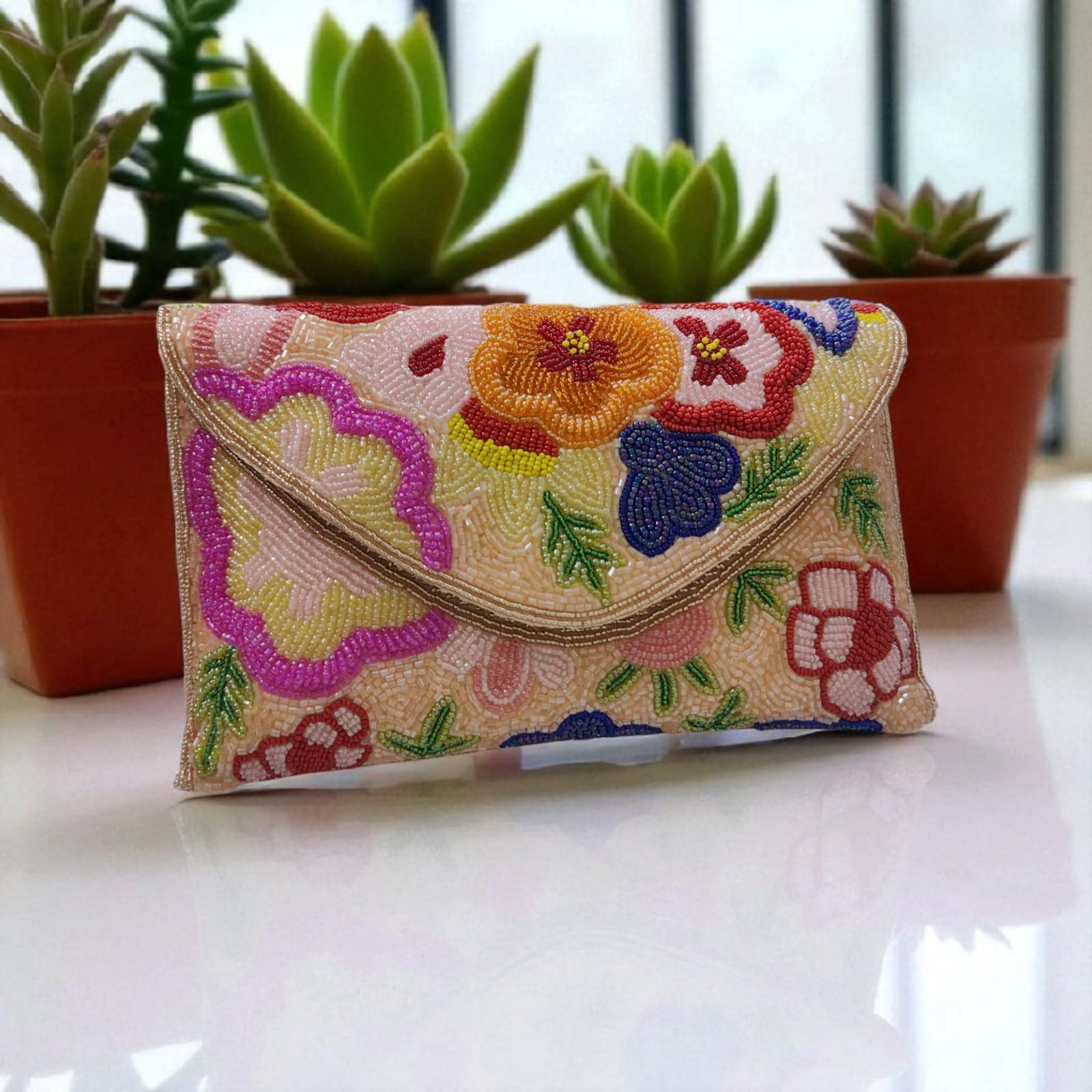 VRPS Flap Bag | Handcrafted Ethnic Bag | SWIS-2719