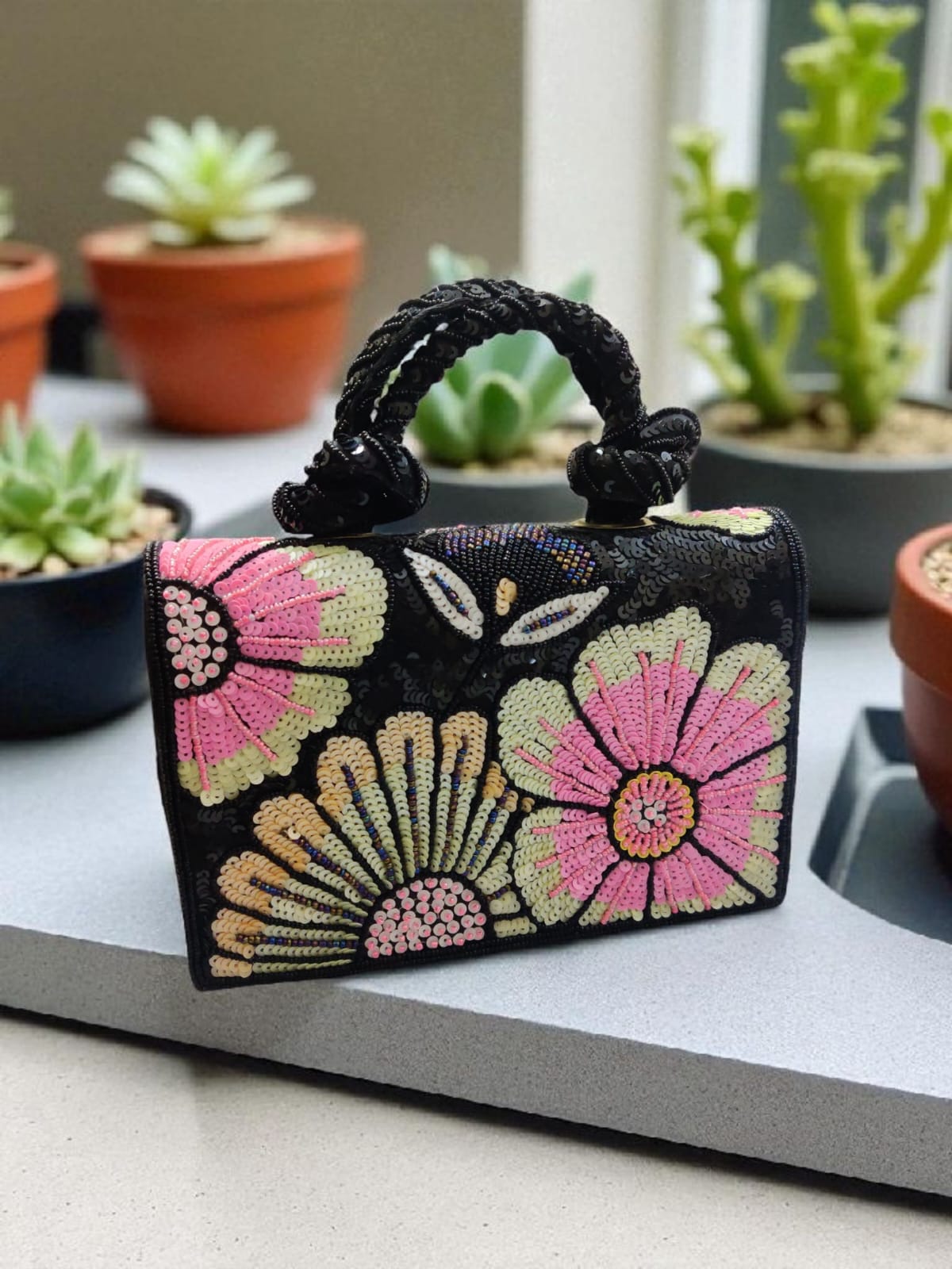 VRPS Flap Bag | Handcrafted Ethnic Bag | SWIS-2736 | Additional Angle