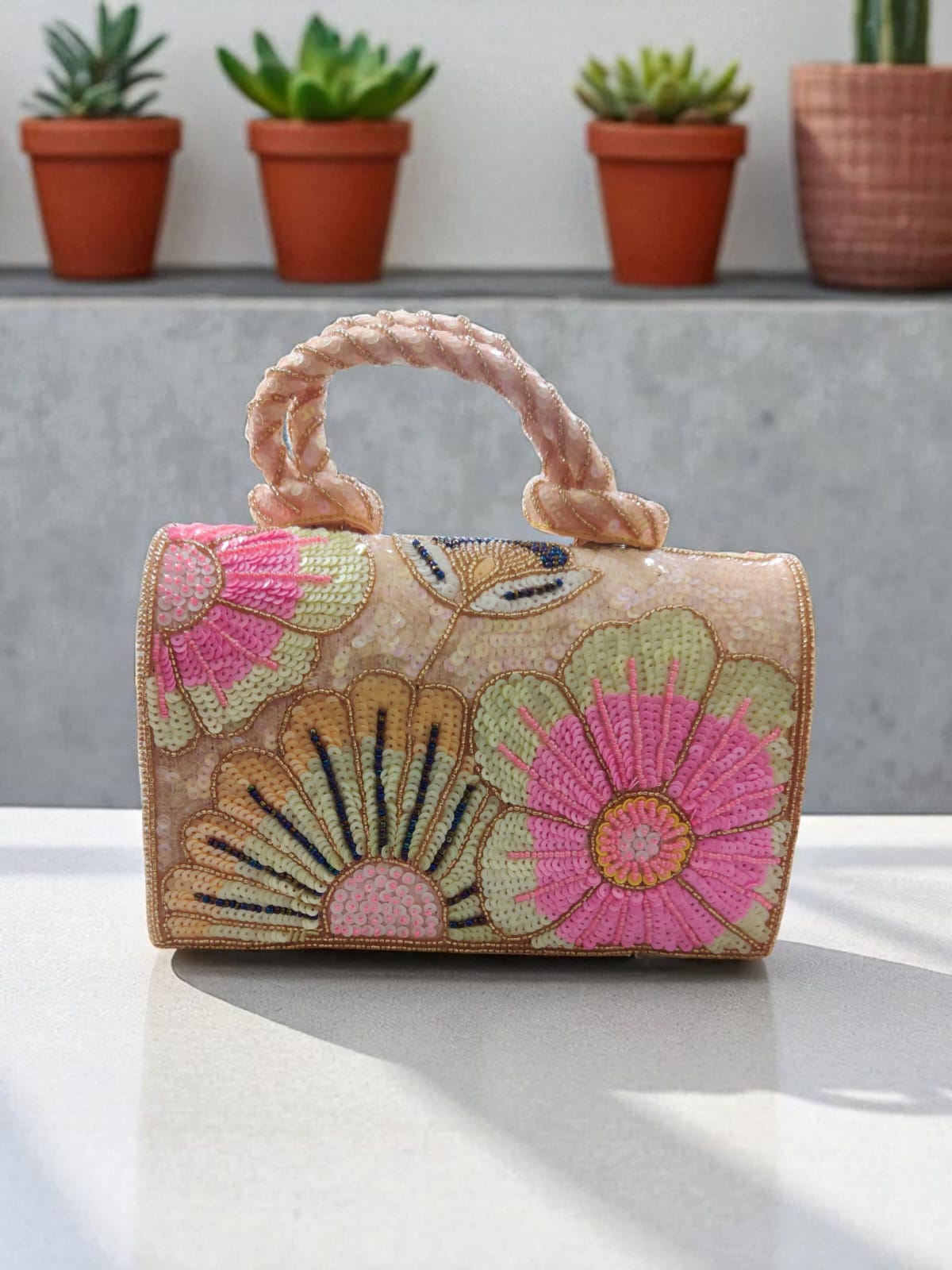 VRPS Flap Bag | Handcrafted Ethnic Bag | SWIS-2738 | Additional Angle