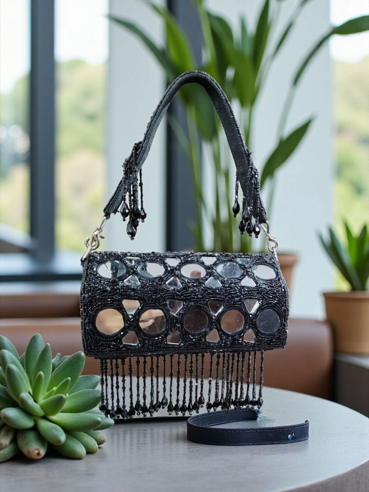VRPS Flap Bag | Handcrafted Ethnic Bag | SWIS-2739 | Additional Angle